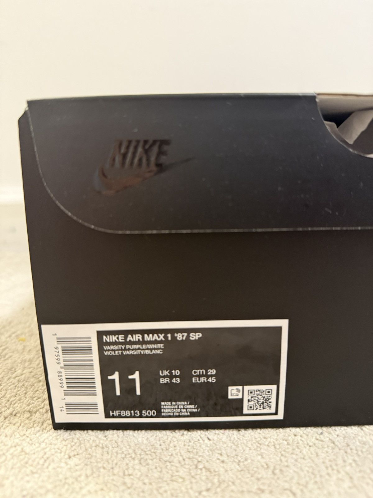 Nike × Supreme Supreme Nike Air Max 1'87 SP Size US 11 / EU 44 - 5 Thumbnail