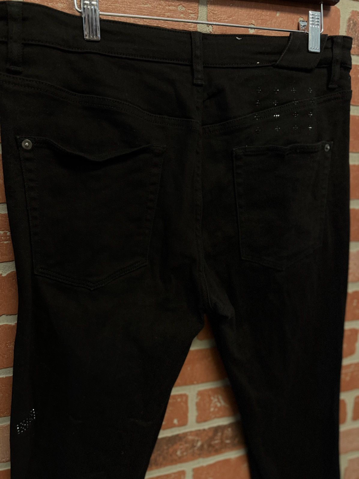 Ksubi Ksubi Black Jeans Crystals Size 33 Flawless 🧼 $350 Retail Size US 33 - 6 Thumbnail