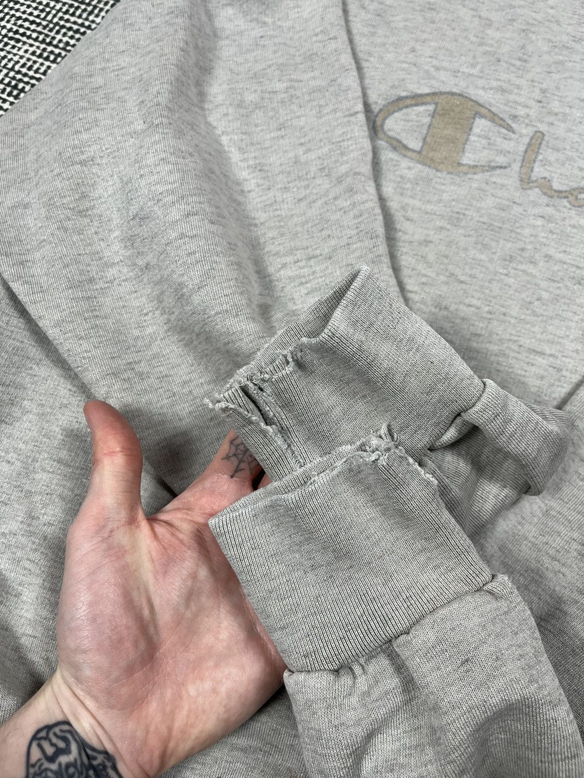 Champion 80s champion boxy gray crewneck sweatshirt American Size US XL / EU 56 / 4 - 5 Thumbnail