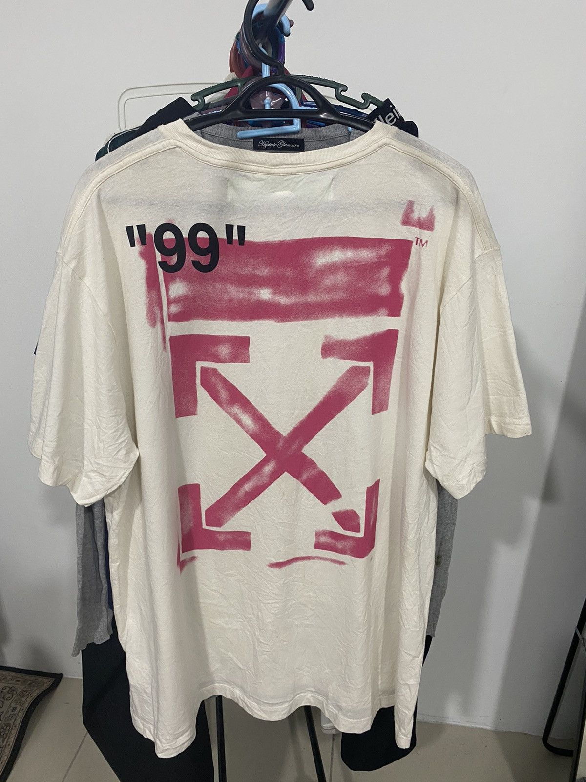 Off-White Off White "IMPRESSIONISM" Stencil Tee Big Embroided Size US S / EU 44-46 / 1 - 1 Thumbnail