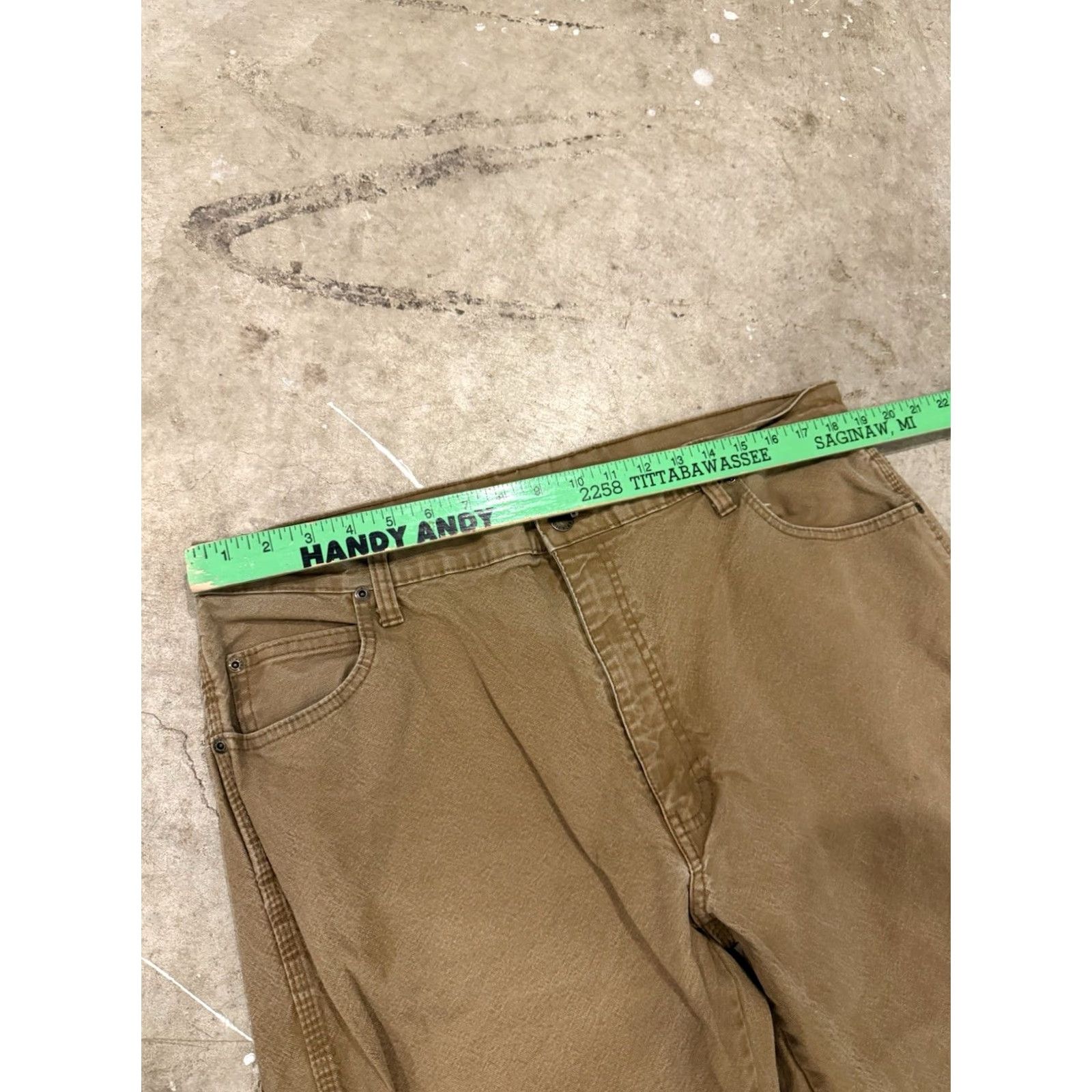 Dickies Dickies Pants Mens 38x32 Brown Carpenter Canvas Workwear Cotton Adult Regular Size US 38 / EU 54 - 6 Thumbnail