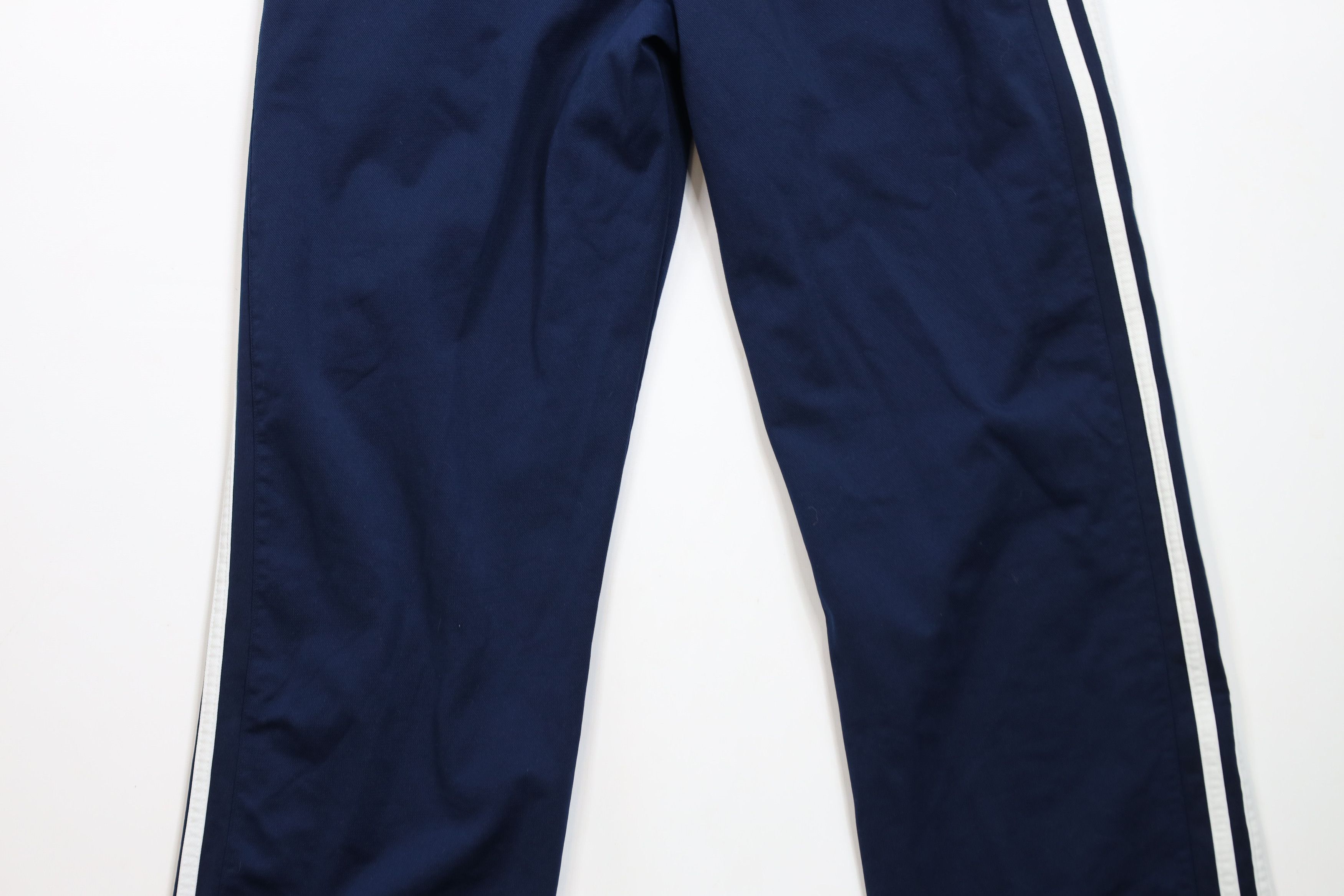 Adidas × Vintage Vintage Y2K Adidas Striped Wide Leg Sweatpants Pants Blue Size US 34 / EU 50 - 10 Thumbnail