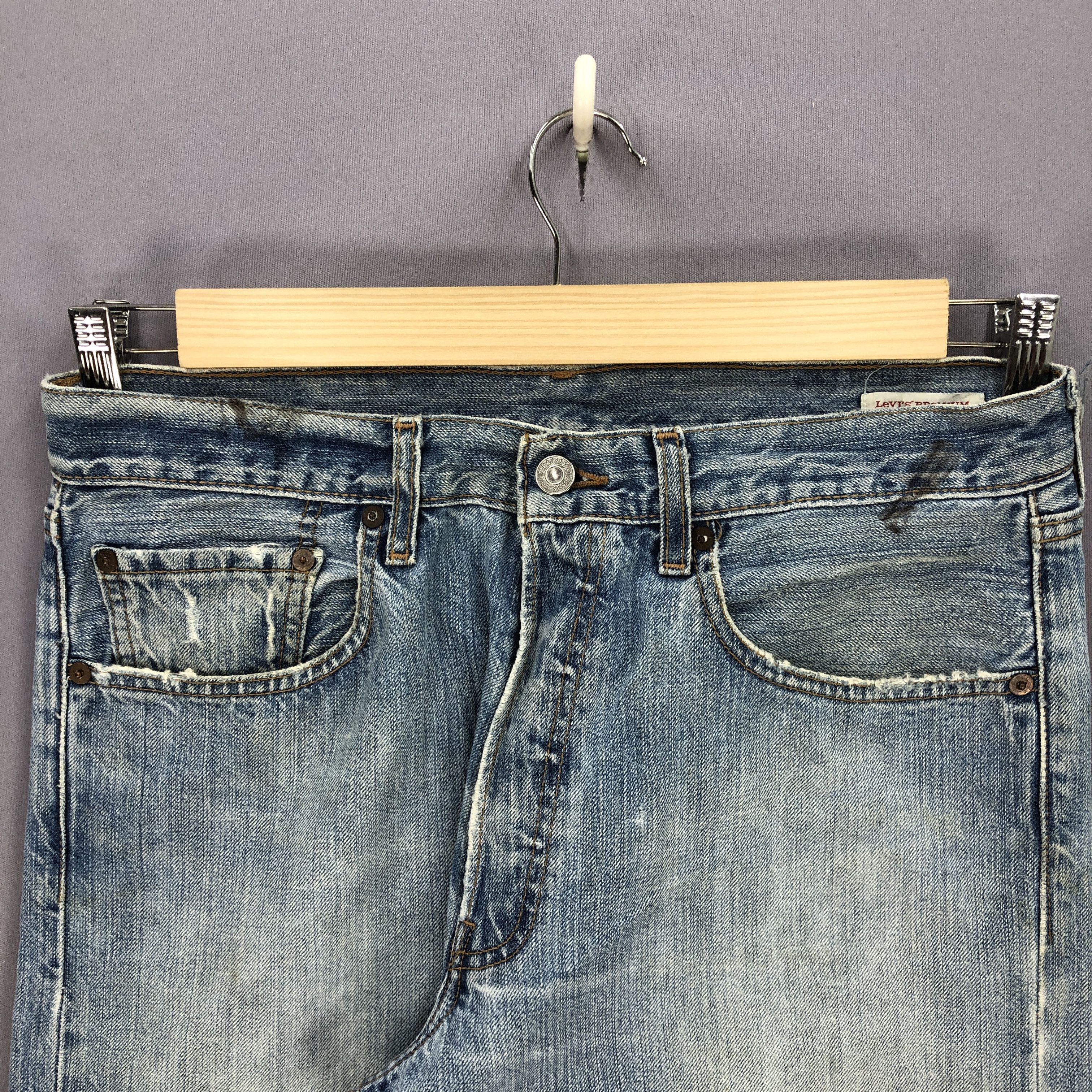 Levi's Y2K LVC Levis 501 Jeans Premium Levi's 501 Blue Wash Denim Size US 32 / EU 48 - 5 Thumbnail