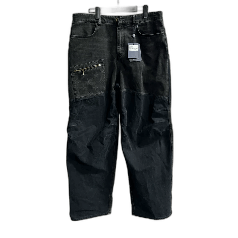 Louis Vuitton Louis Vuitton Black Letter Print Casual Jeans Size US 34 / EU 50 - 1 Thumbnail