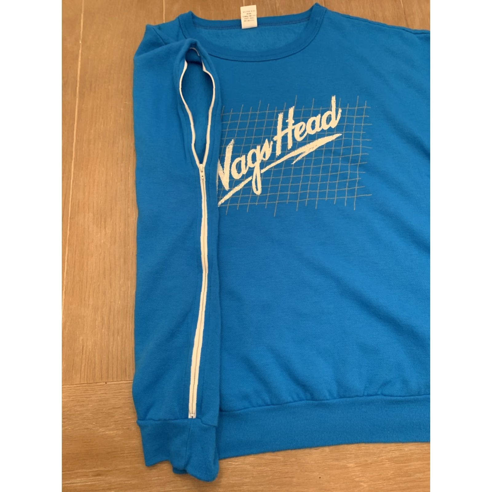 Vintage VINTAGE Sherry Sleeveless Zipper Sweatshirt Top - Nags Head, NC 80s - Size XL - Blue - Sportswear/Beach Style Mens Size US XL / EU 56 / 4 - 5 Thumbnail