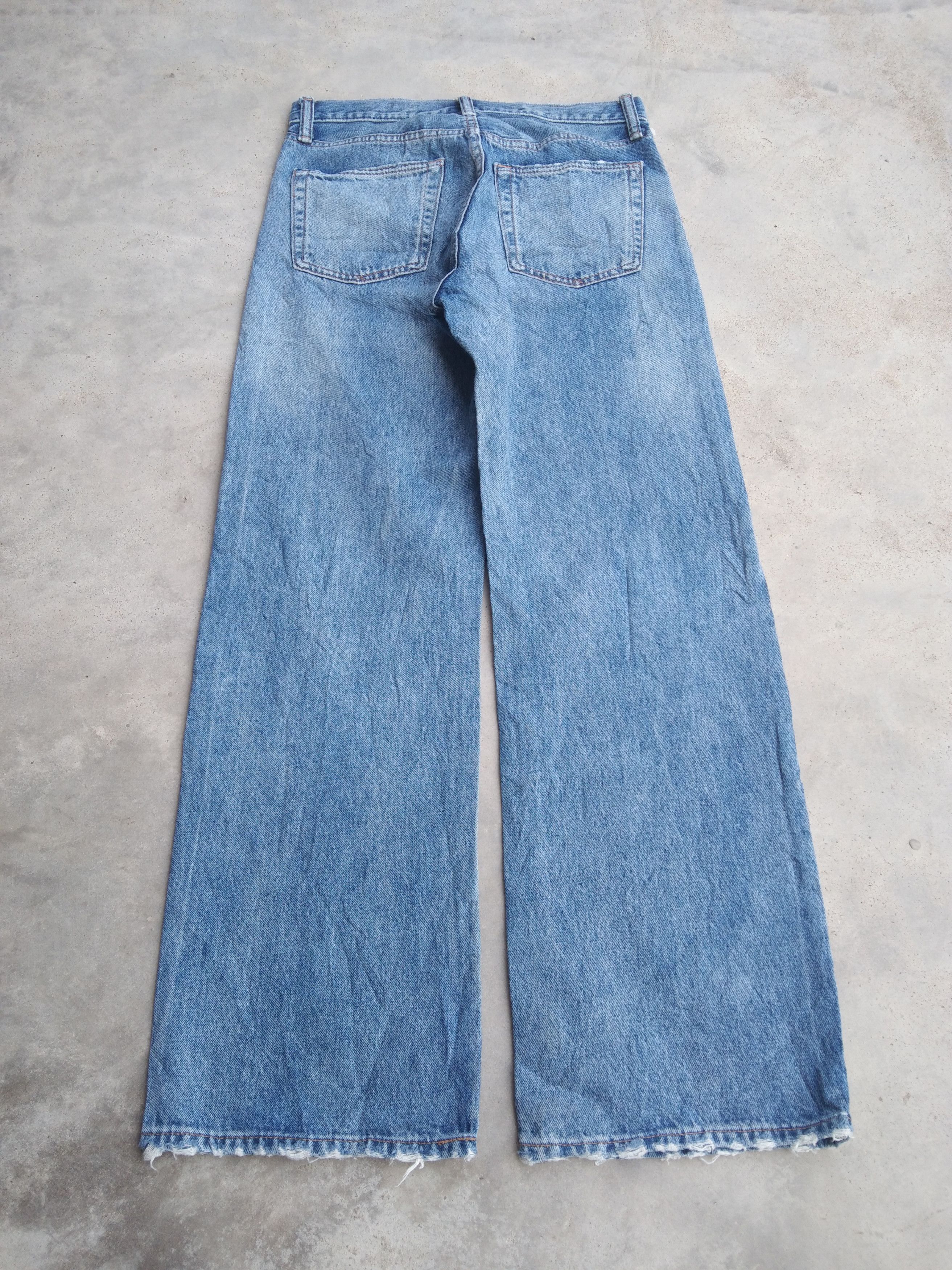 Gap Vintage Gap Loose Straight Baggy Distressed Jeans 30x30 Size US 30 / EU 46 - 2 Thumbnail