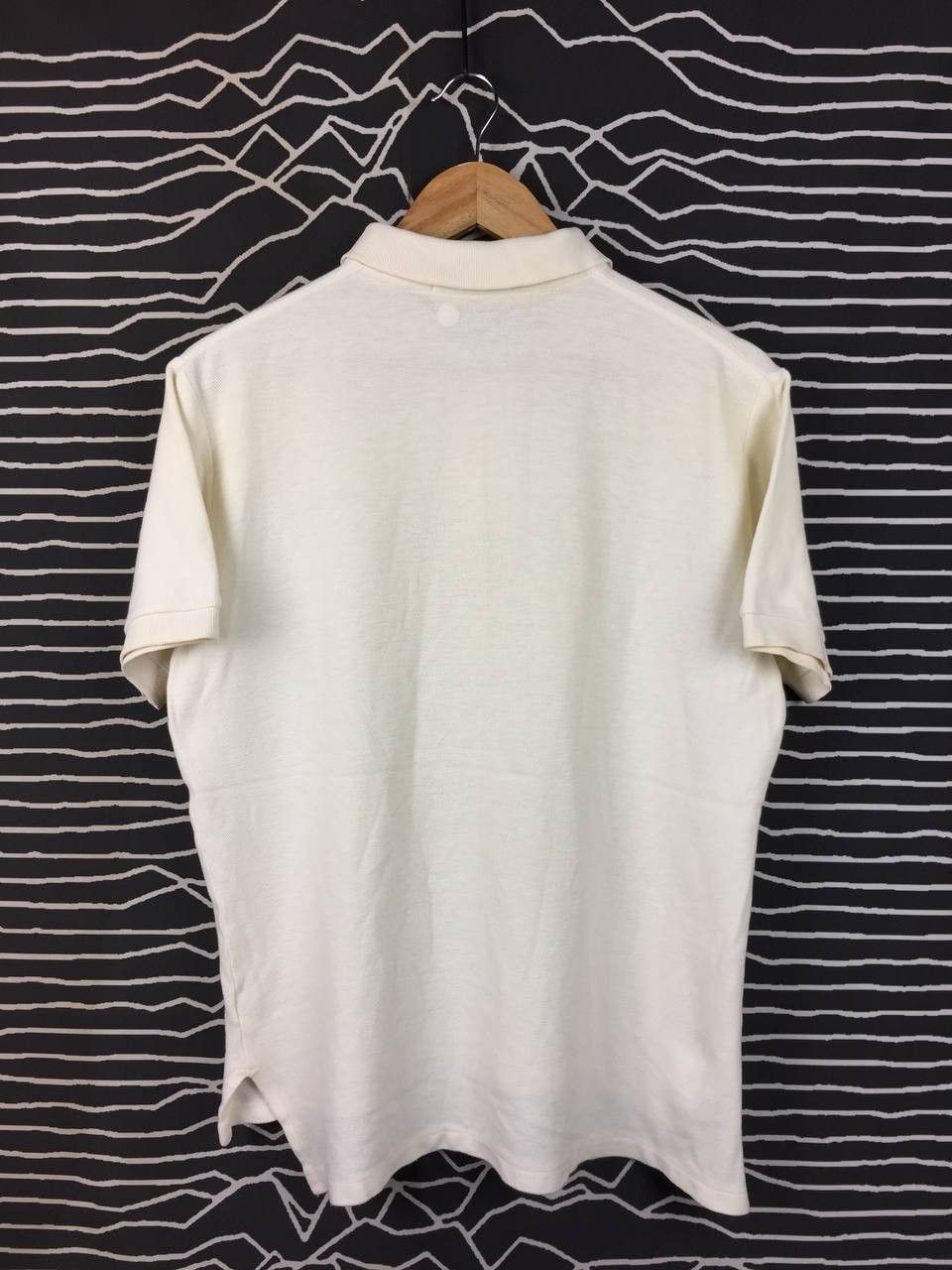 Polo Ralph Lauren Vtg Polo Ralph Lauren Small Logo Cream Pique Polo Shirt Size US L / EU 52-54 / 3 - 7 Thumbnail