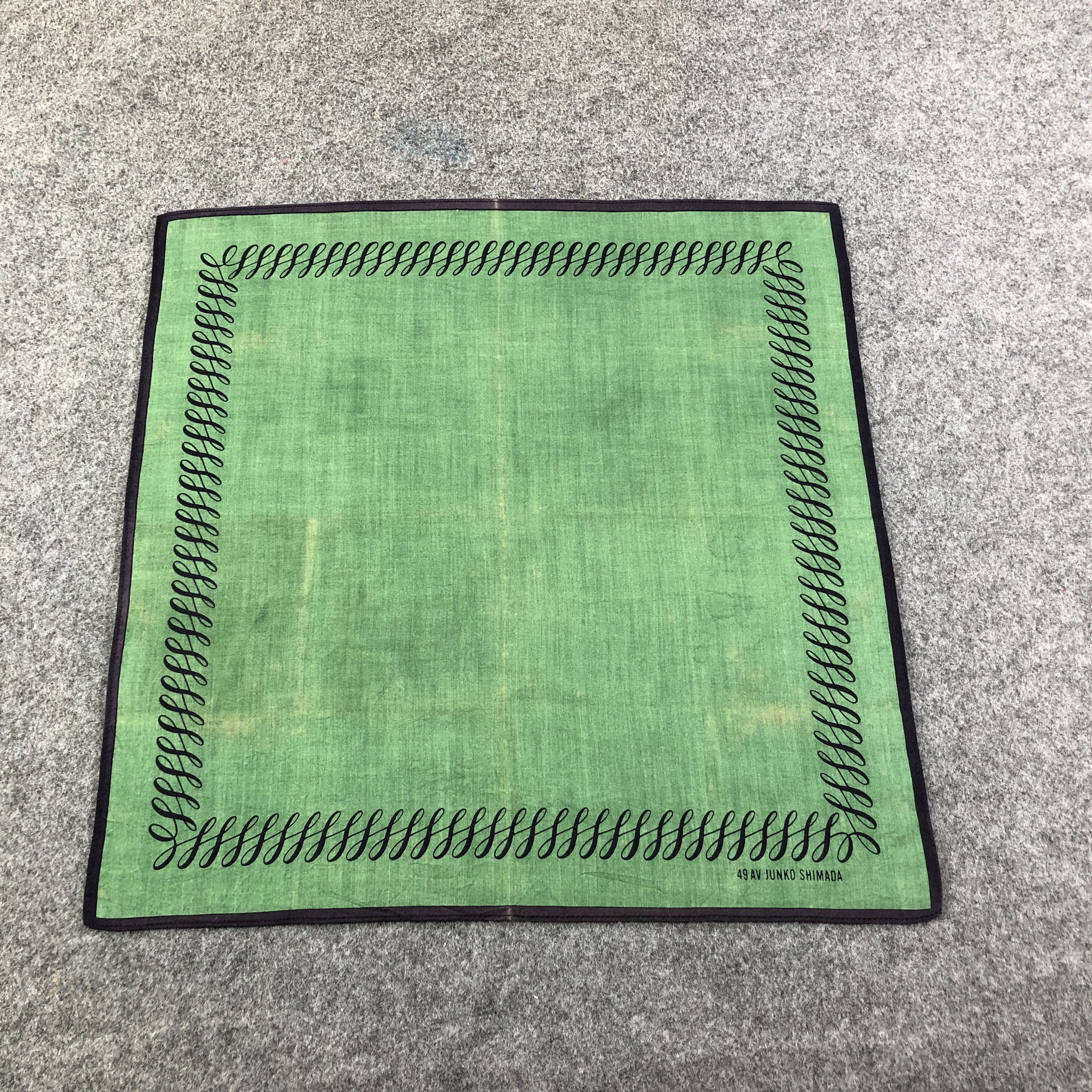 Japanese Brand × Junko Shimada × Vintage 49 AV Junko Shimada Handkerchief Neckerchief Bandana H2245 Size ONE SIZE - 2 Thumbnail