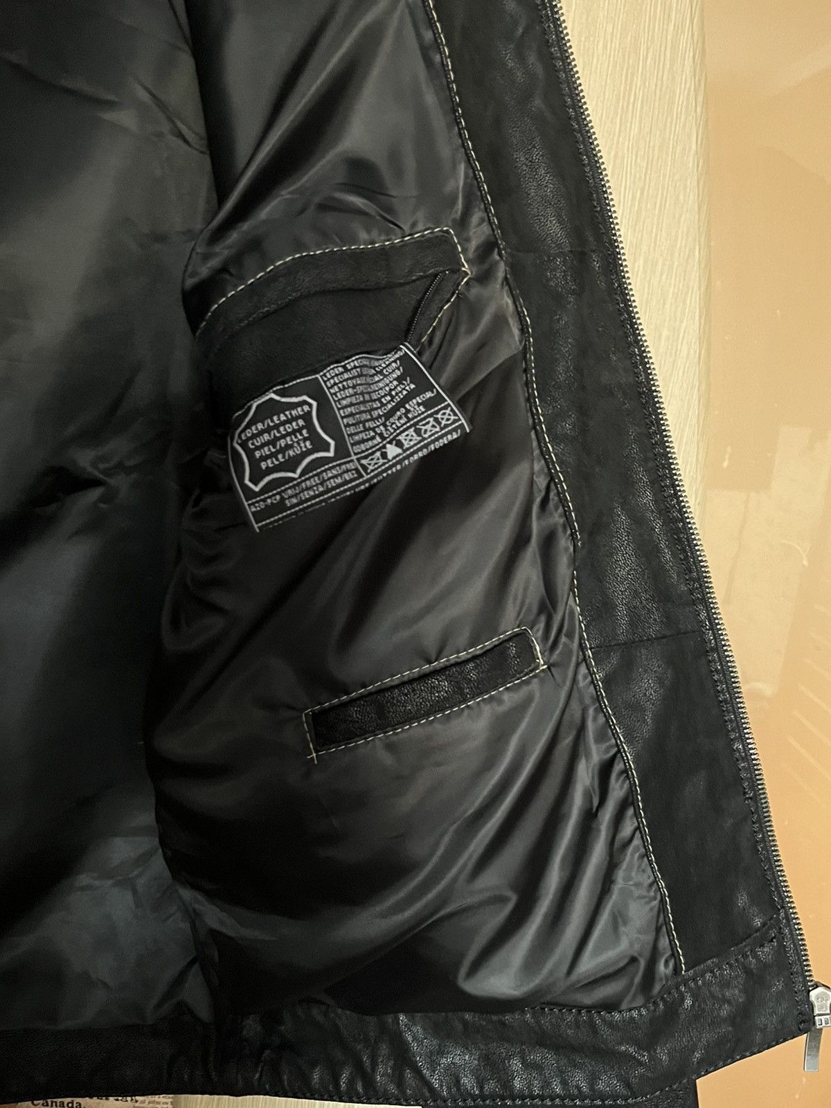 Other Leather jacket black M size Size US M / EU 48-50 / 2 - 4 Thumbnail