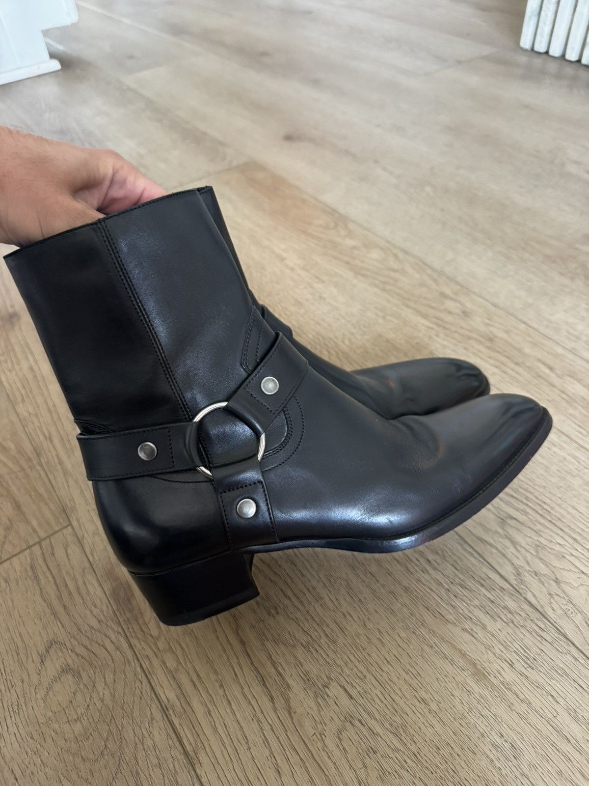 Saint Laurent Paris Leather harness wyatts Size US 7 / EU 40 - 1 Thumbnail