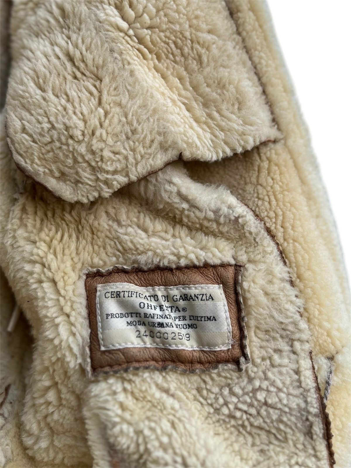 Genuine Leather × Japanese Brand × Leather Ohfesta Sheepskin Shearling Flight Jacket Size US M / EU 48-50 / 2 - 17 Thumbnail
