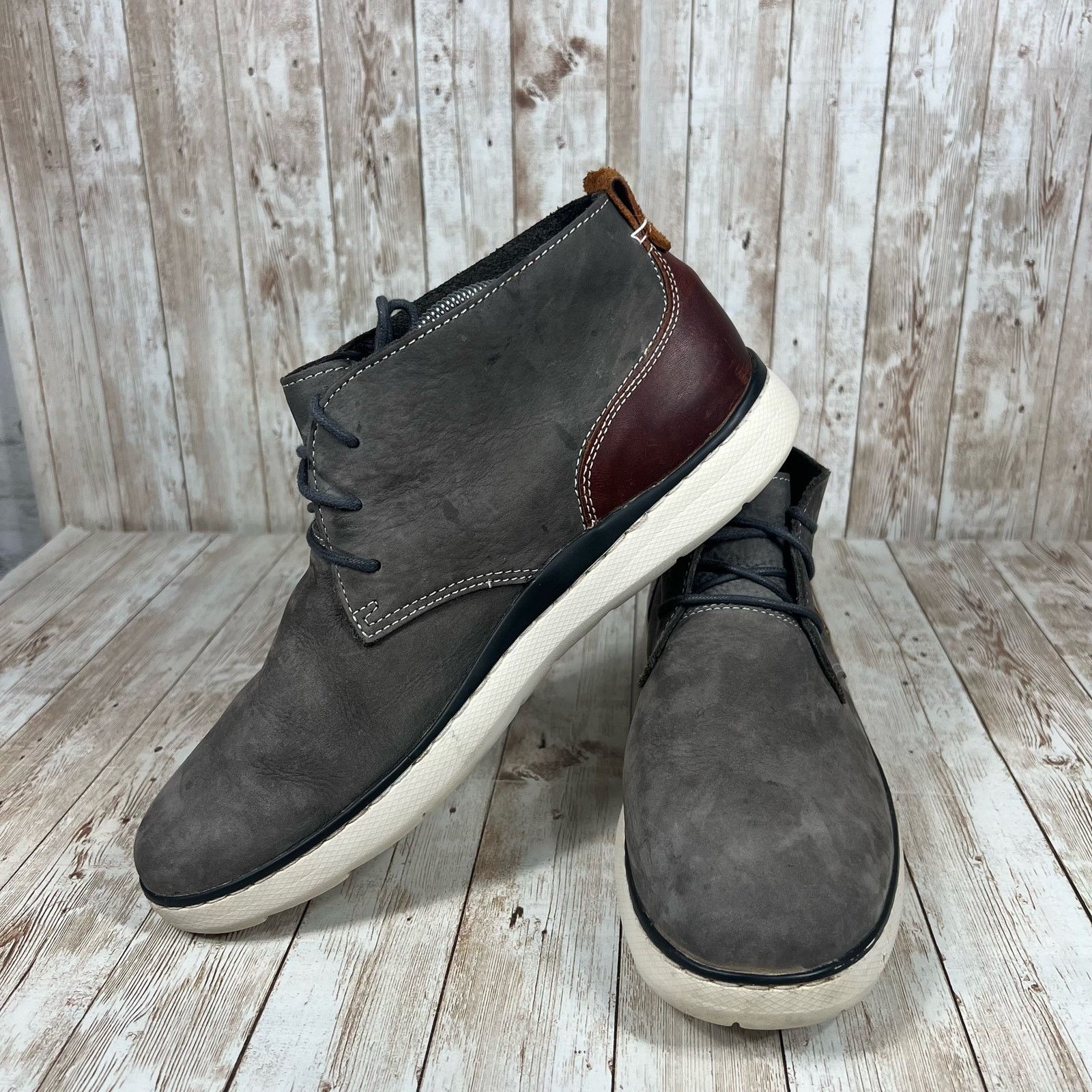 Johnston & Murphy Johnston and Murphy Farley chukka boots Mens 12 gray Size US 12 / EU 45 - 5 Thumbnail