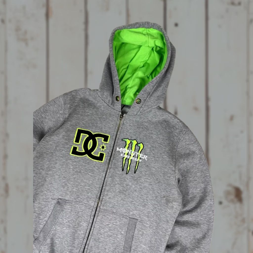 Logo 7 VINTAGE Monster Energy Hoodie DC Monster Energy Big Logo Full Zip Hooded Racing Men XL Gray Shirt Size US XL / EU 56 / 4 - 1 Thumbnail