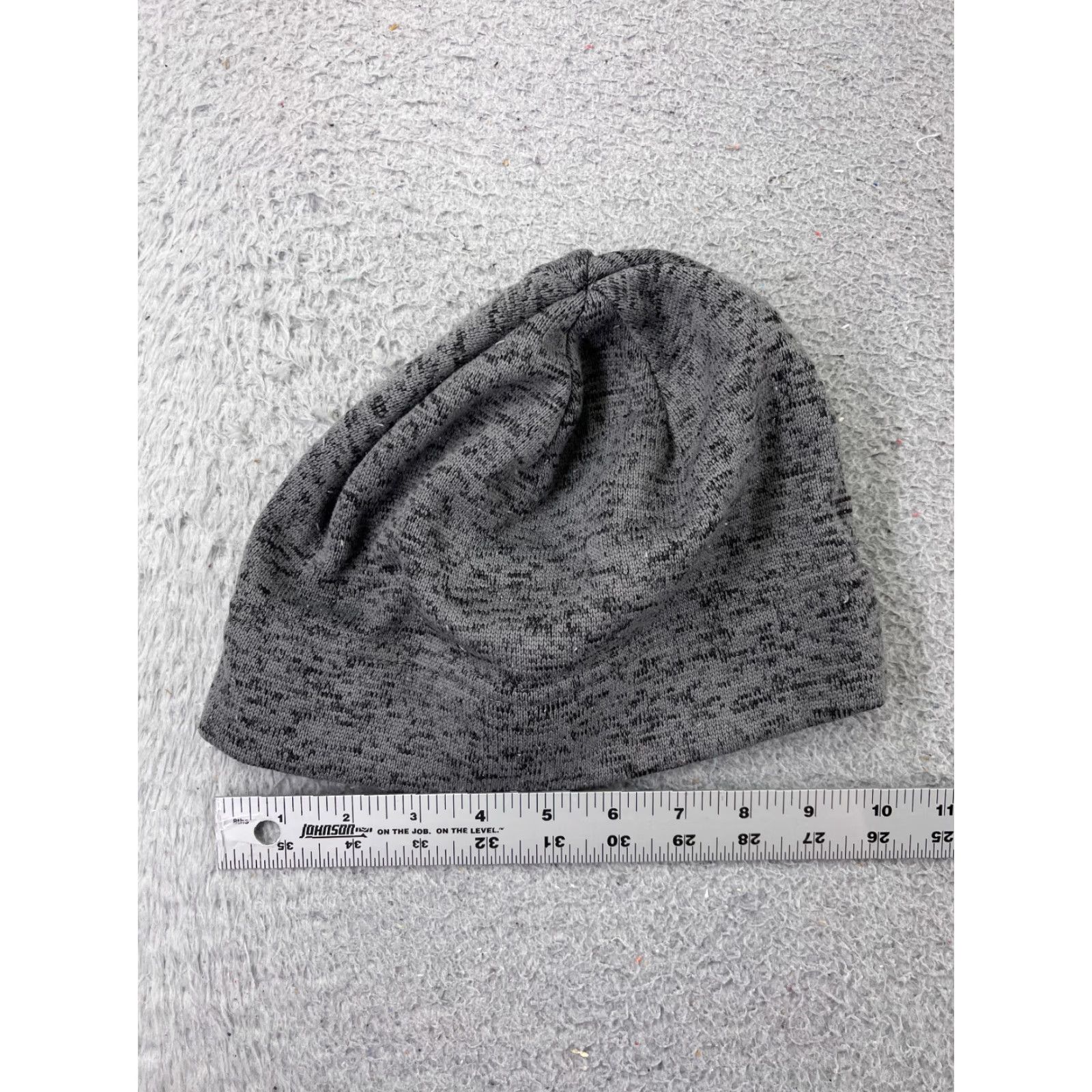 Port Authority Port Authority Beanie Knit Adult Gray Poly Delivery Service Logo Ski Hat Size ONE SIZE - 3 Thumbnail