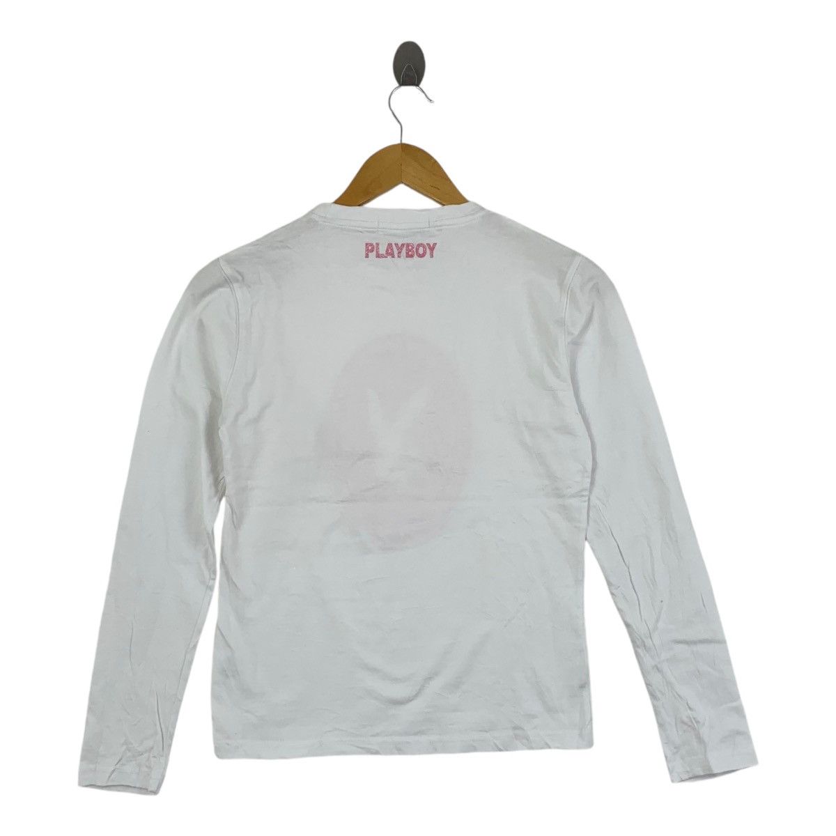 Playboy Vintage PLAYBOY BUNNY COLLECTION Embossed Tee Shirt Top Size M / US 6-8 / IT 42-44 - 4 Thumbnail
