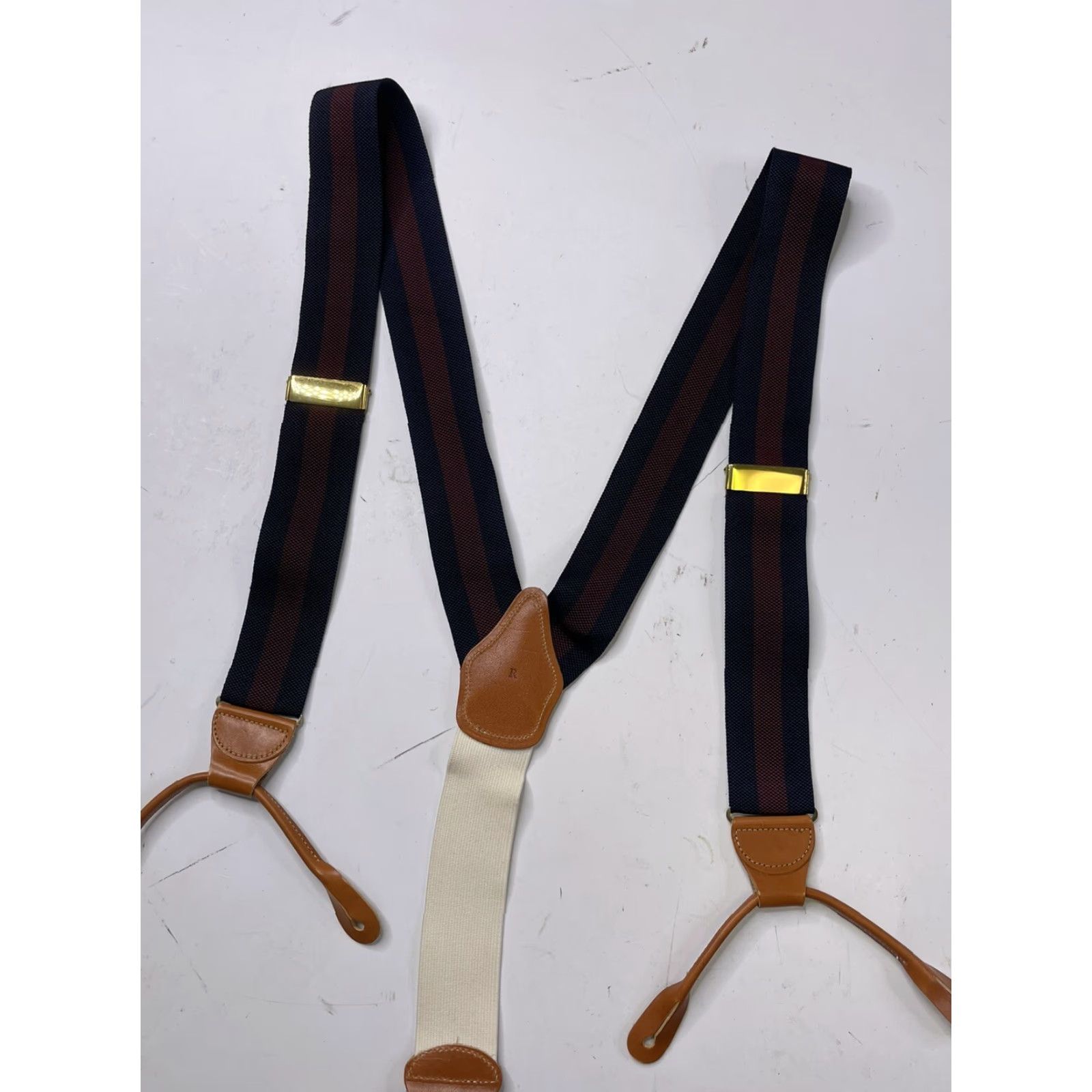 Brooks Brothers Vintage Brooks Brothers Men's Striped Silk Adjustable Suspender England User: Vintage Brooks Brothers Men's Striped Silk Adjustable Suspender England Size ONE SIZE - 2 Thumbnail