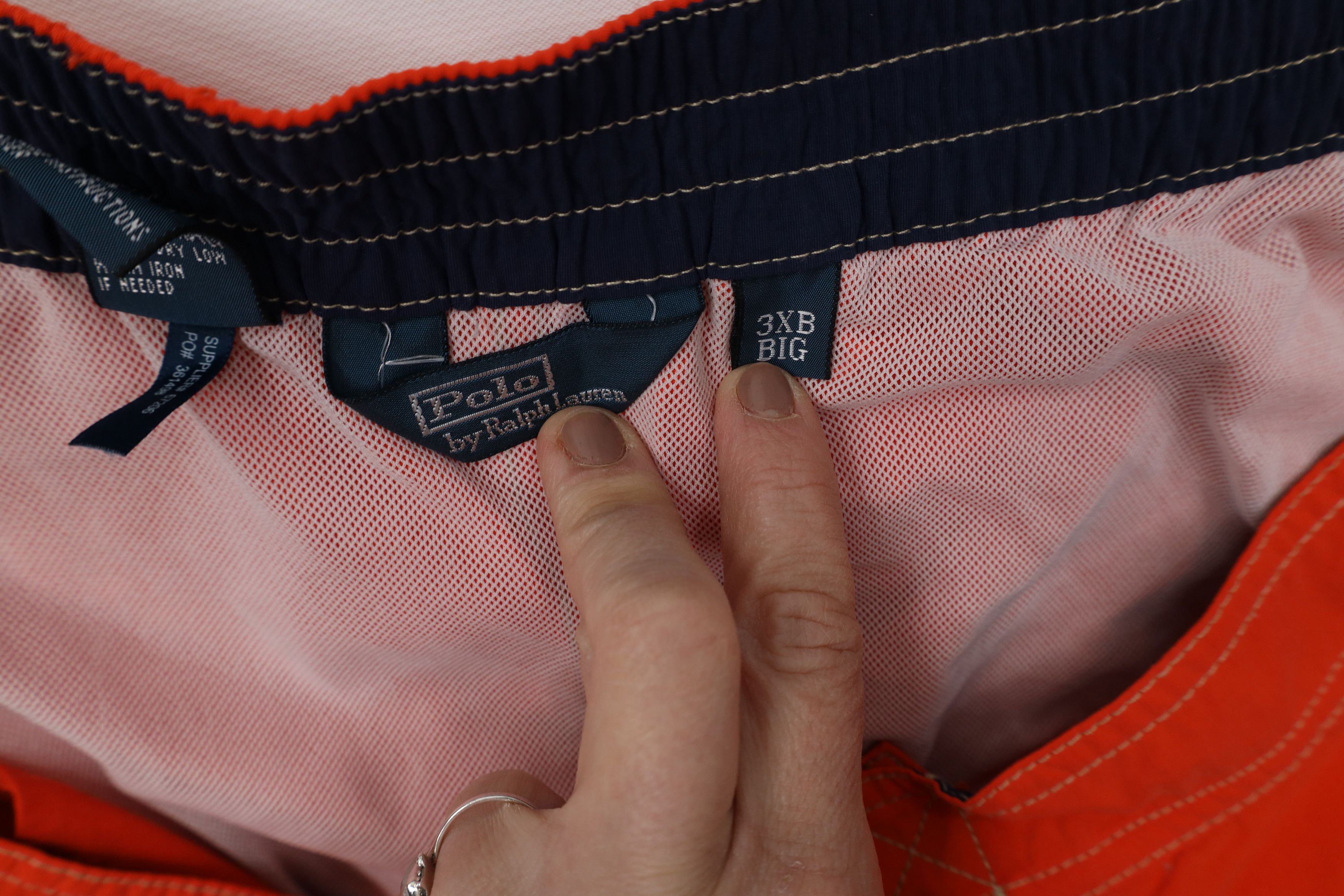 Ralph Lauren Vintage 90s Ralph Lauren Lined Above Knee Shorts Trunks Size US 40 / EU 56 - 9 Thumbnail