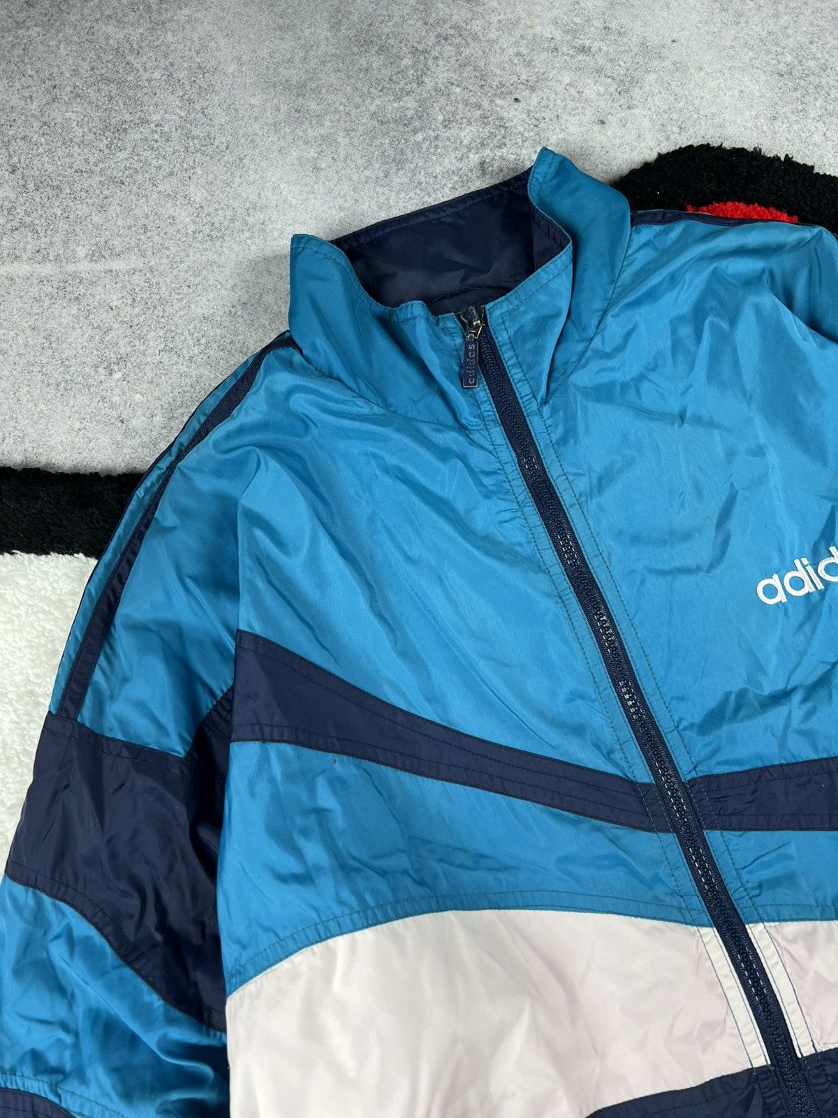 Vintage Retro Adidas 90s Nylon Y2K Track Suit Size M
