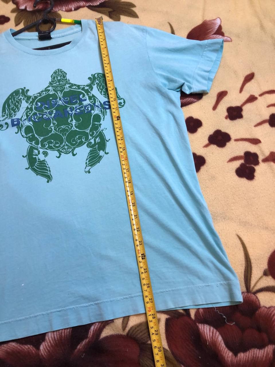 Diesel Vintage Diesel Big Turtle Print Short Sleeve T-Shirt Size US XL / EU 56 / 4 - 11 Thumbnail