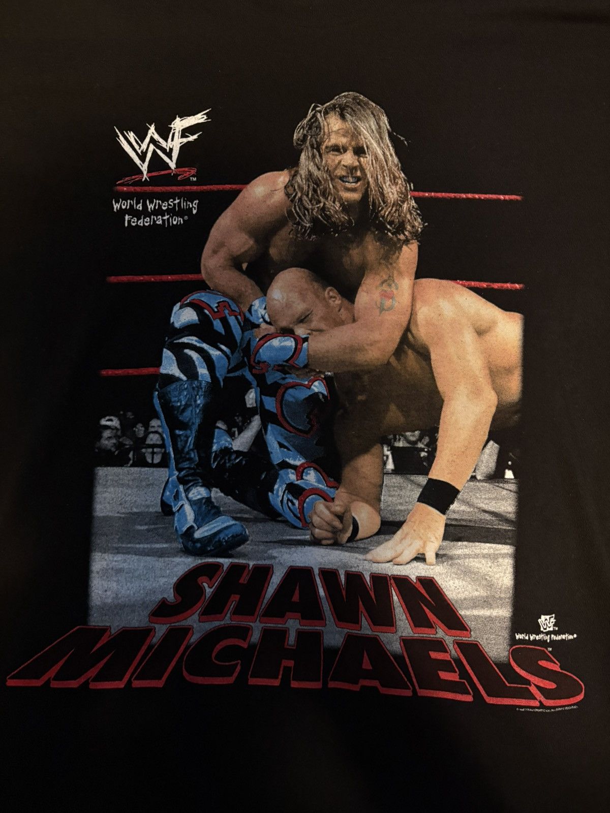 WWF Vintage WWF 1998 Shawn Michaels Stone Cold Steve Austin Tee Size US L / EU 52-54 / 3 - 4 Thumbnail