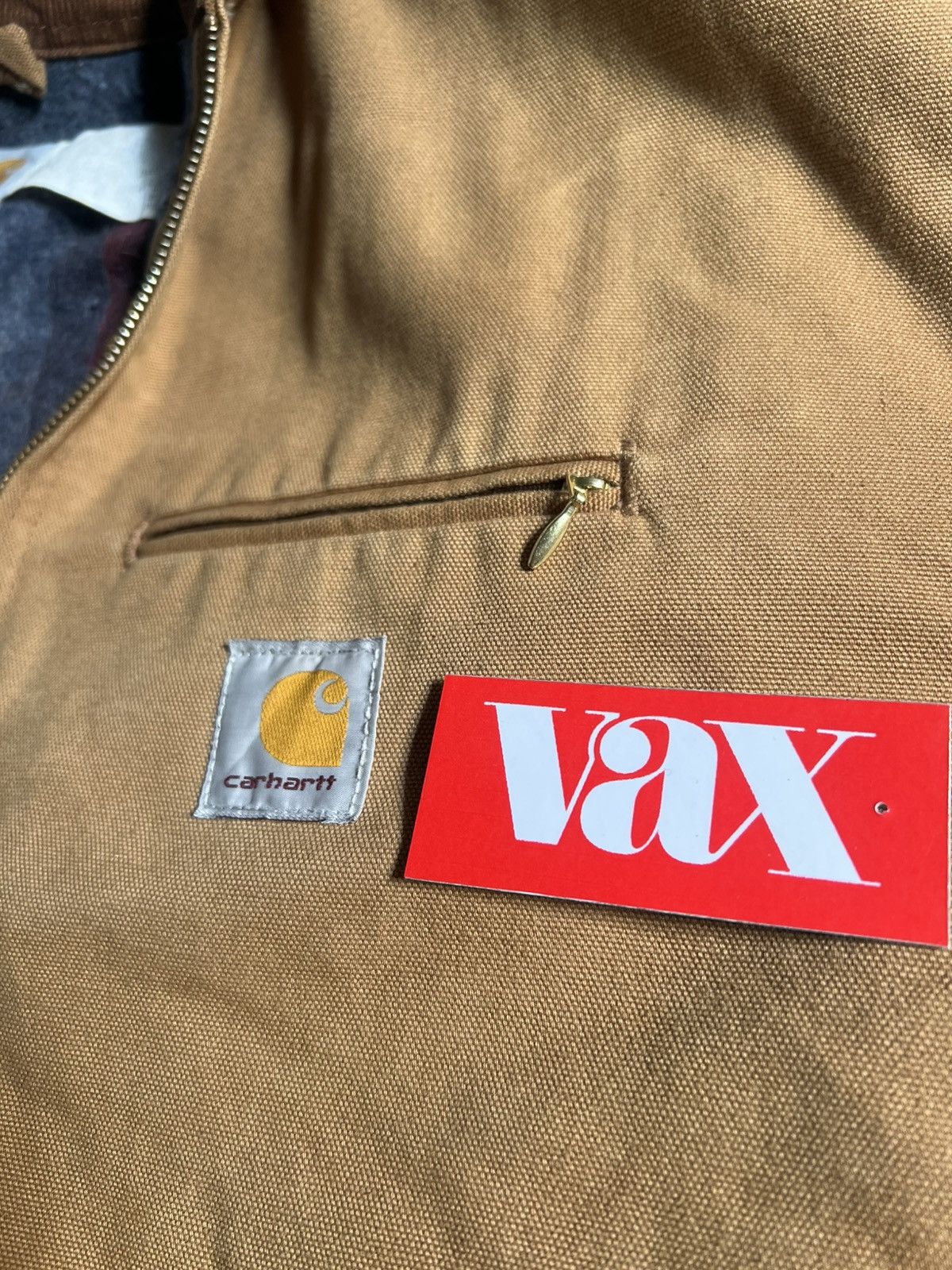 Carhartt Detroit Carhartt jacket 90s Big Logo Size US L / EU 52-54 / 3 - 8 Thumbnail