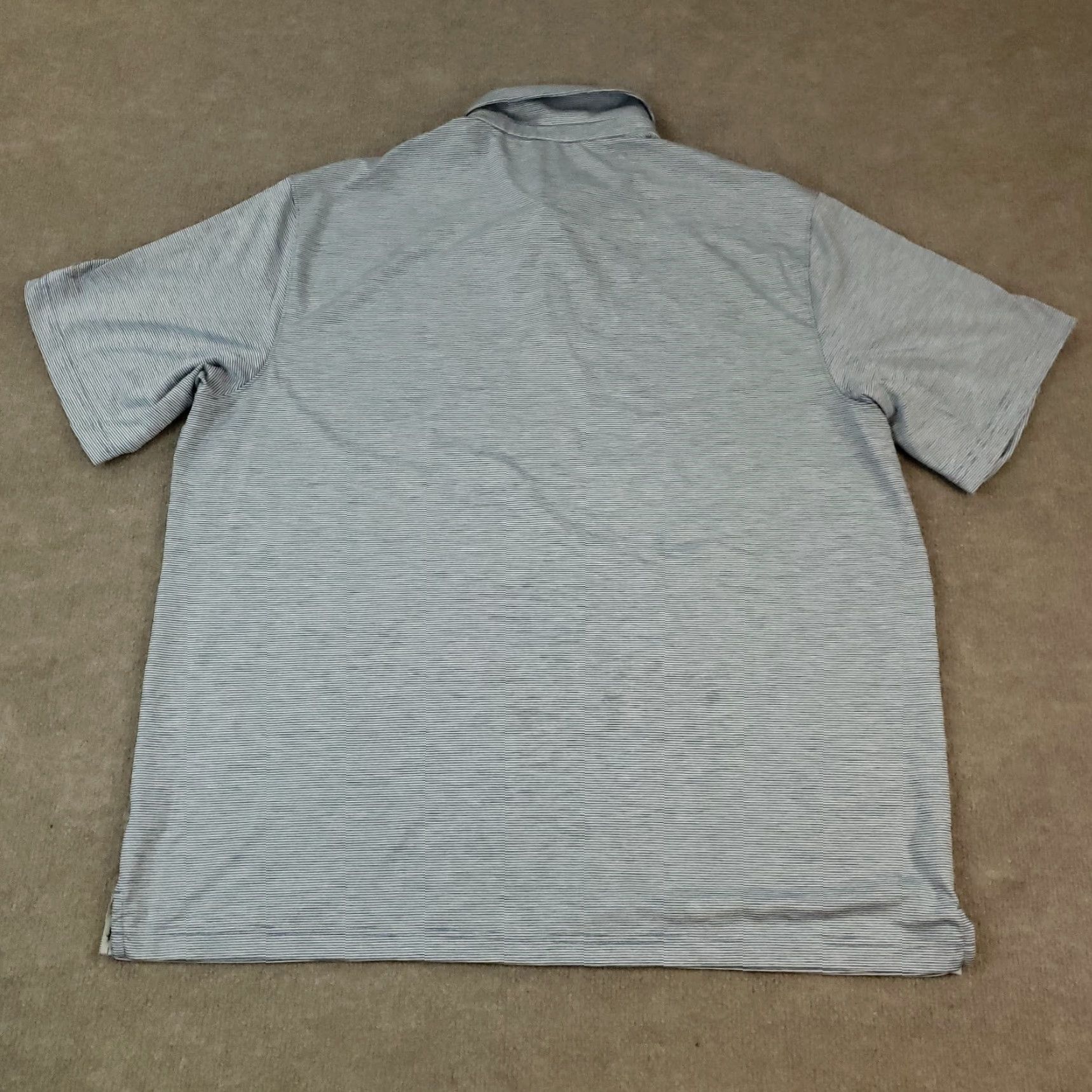 Vintage Walter Hagen Polo Shirt Mens 2XL Blue Striped Golf Short Sleeve Polo Shirt, Walter Hagen, Polo, 2XL, Blue, Striped, Golf Size US XXL / EU 58 / 5 - 7 Thumbnail