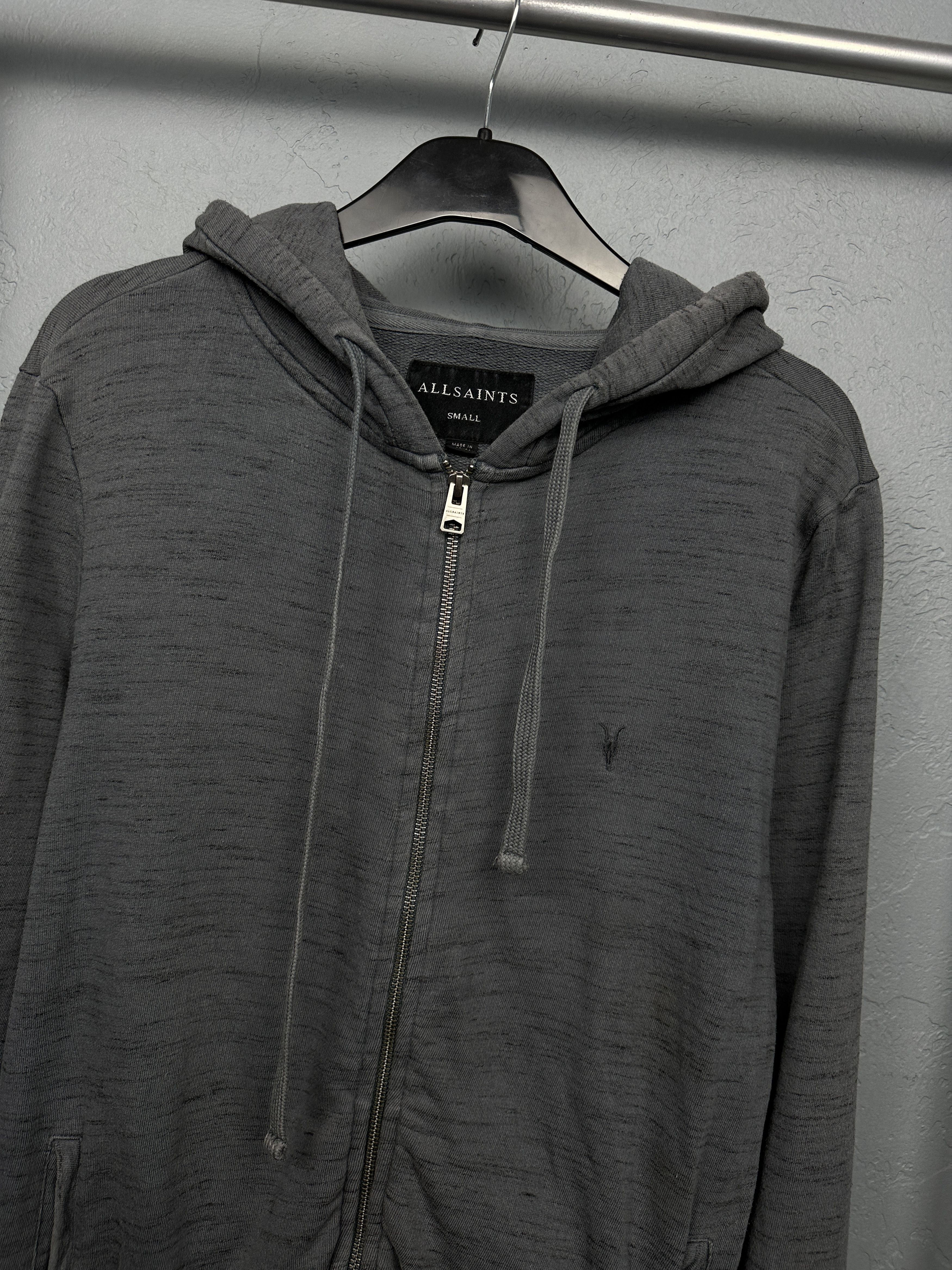 Allsaints × Vintage Allsaints Vintage Mens Ravage Zip Hoodie Y2K Size US S / EU 44-46 / 1 - 2 Thumbnail