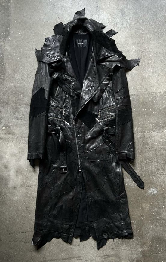 ジャケット・アウター yasuyuki ishii waxed leather mods coat yasuyuki ishii waxed leather mods coat Men's Yasuyuki Ishii