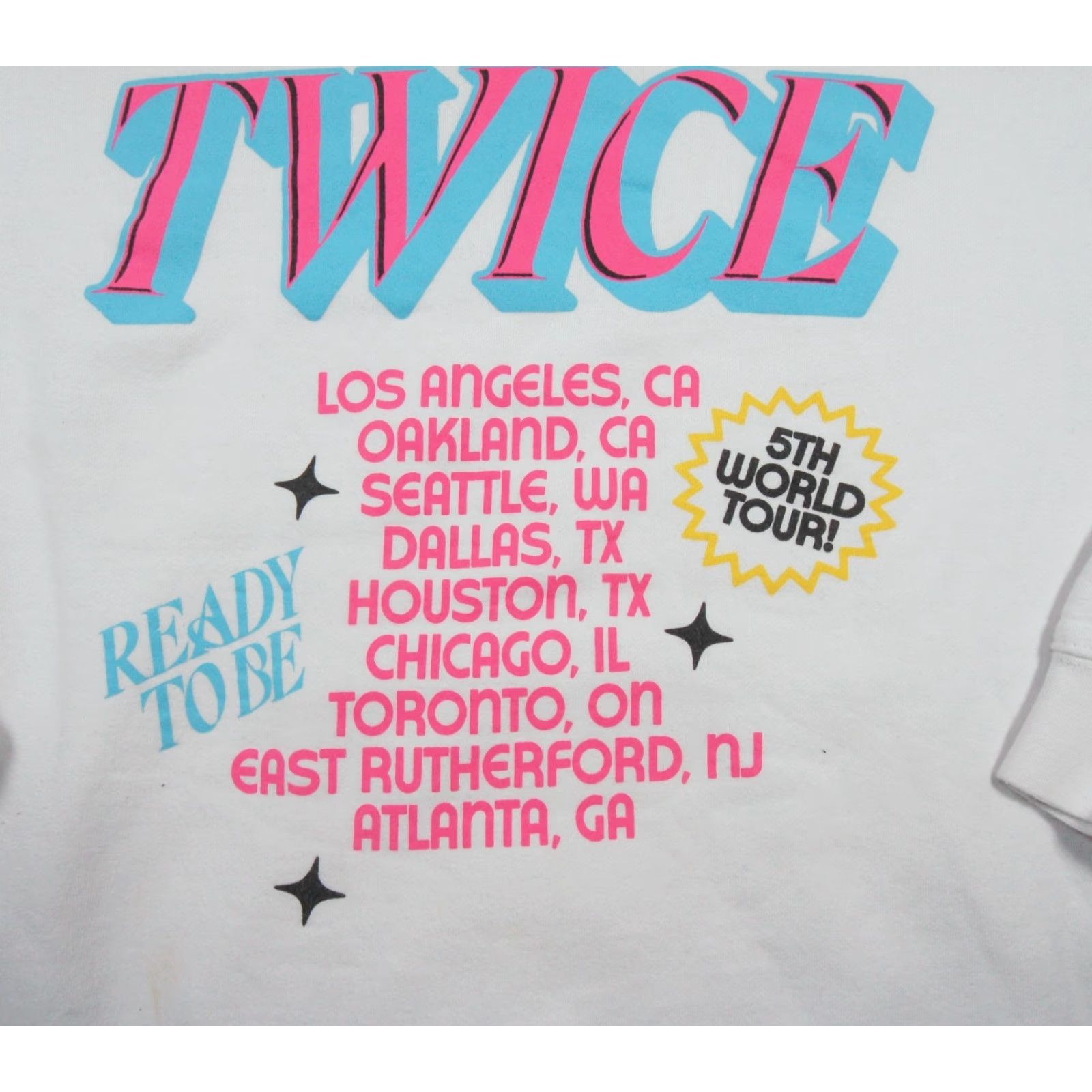 Vintage Twice Hoodie Mens Small White KPop Concert Sweatshirt Pullover Logo All Seasons Hoodie Regular Fit White Mens S Size US S / EU 44-46 / 1 - 7 Thumbnail