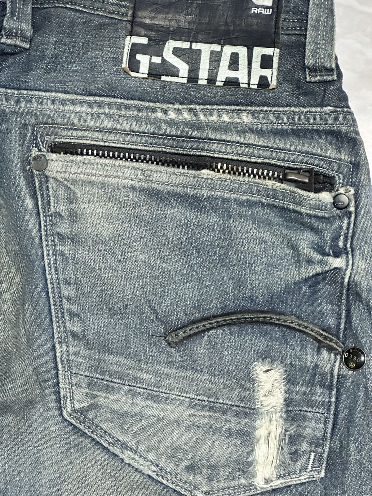 G-Star G Star Vintage Distressed Baggy Loose Style & Faded Wash Size US 32 / EU 48 - 7 Thumbnail