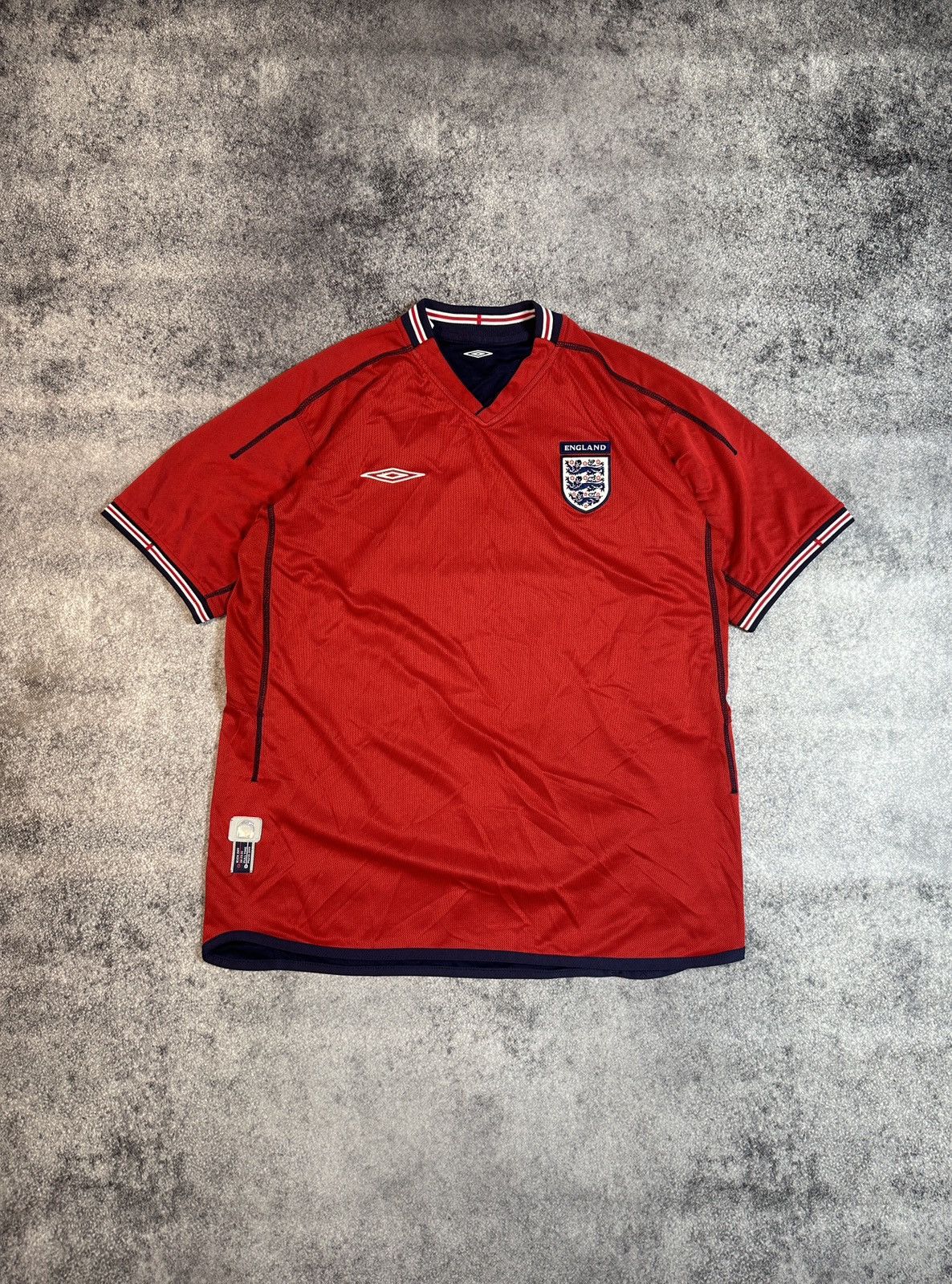 Umbro × Vintage Vintage Umbro England Soccer Jersey Blokecore Rare Style VTg Size US XL / EU 56 / 4 - 5 Thumbnail