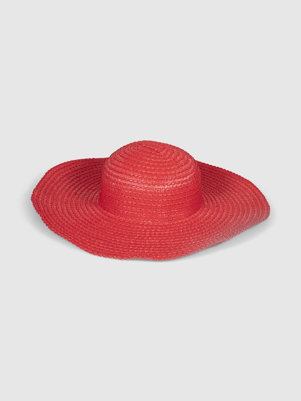 La Perla Red Wide Brim Sun Hat Size ONE SIZE - 1 Thumbnail