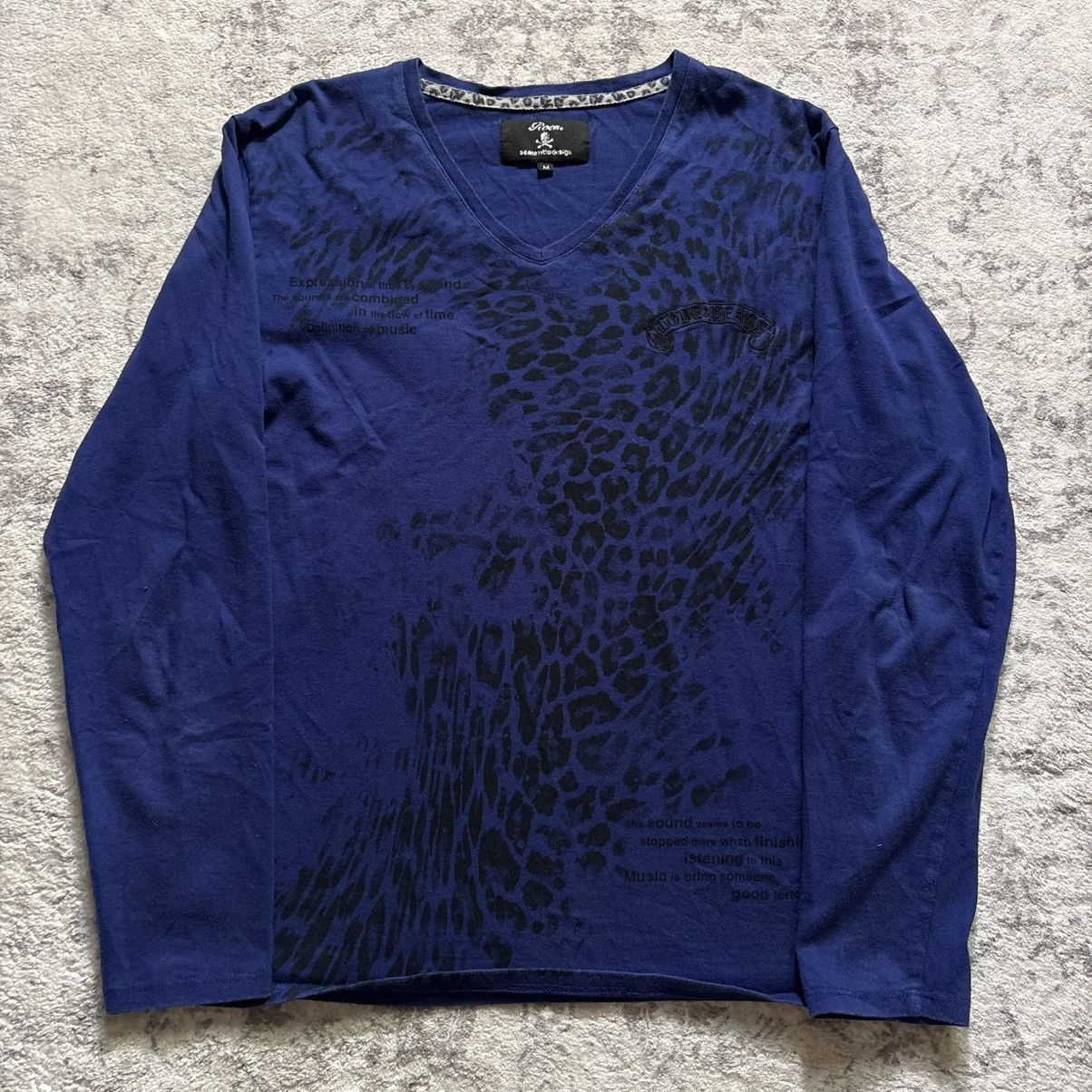 Roen x Semantic Design Cheetah Print Long Sleeve T-Shirt