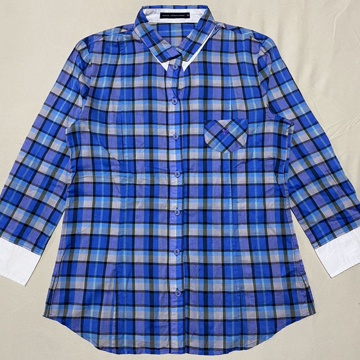 Marithe + Francois Girbaud Marithe + Francois Girbaud Blouses Cotton Button Ups Size S / US 4 / IT 40 - 2 Thumbnail