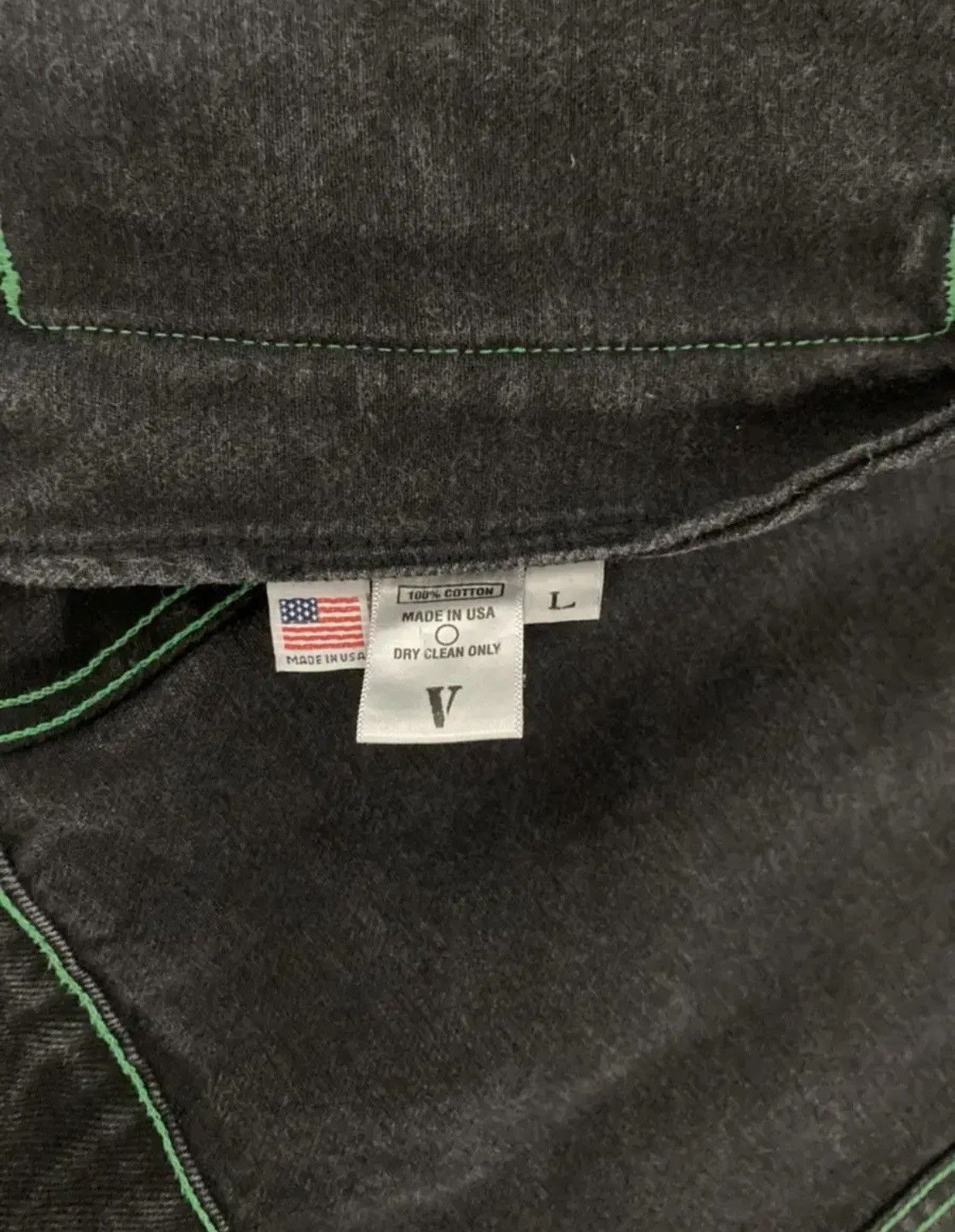 Vlone OG Vlone FRIENDS denim jacket green L Size US L / EU 52-54 / 3 - 5 Thumbnail