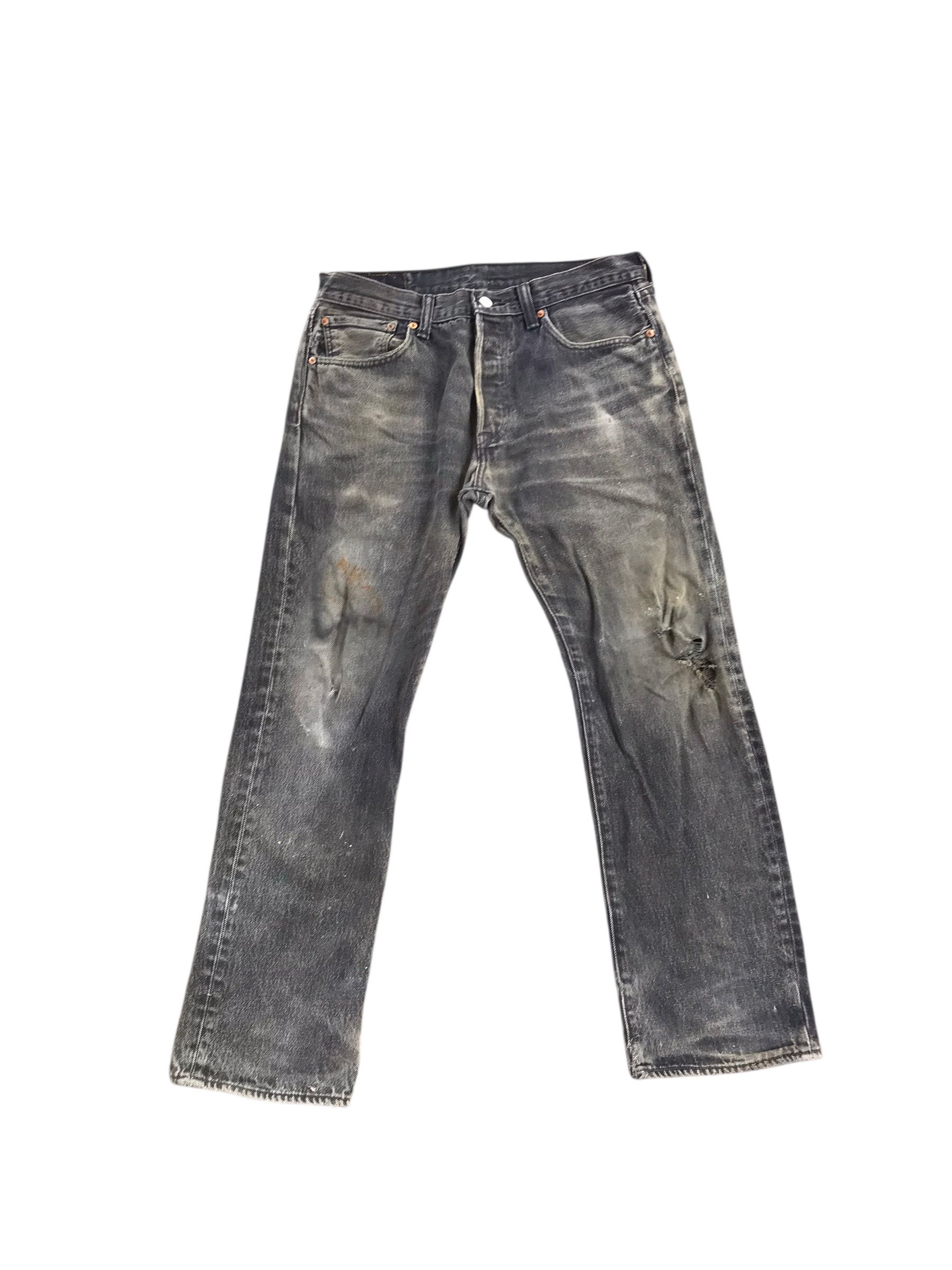 Levi's Vtg Levis 501 Distressed-Size 31- if six was nine style Size US 31 - 1 Thumbnail