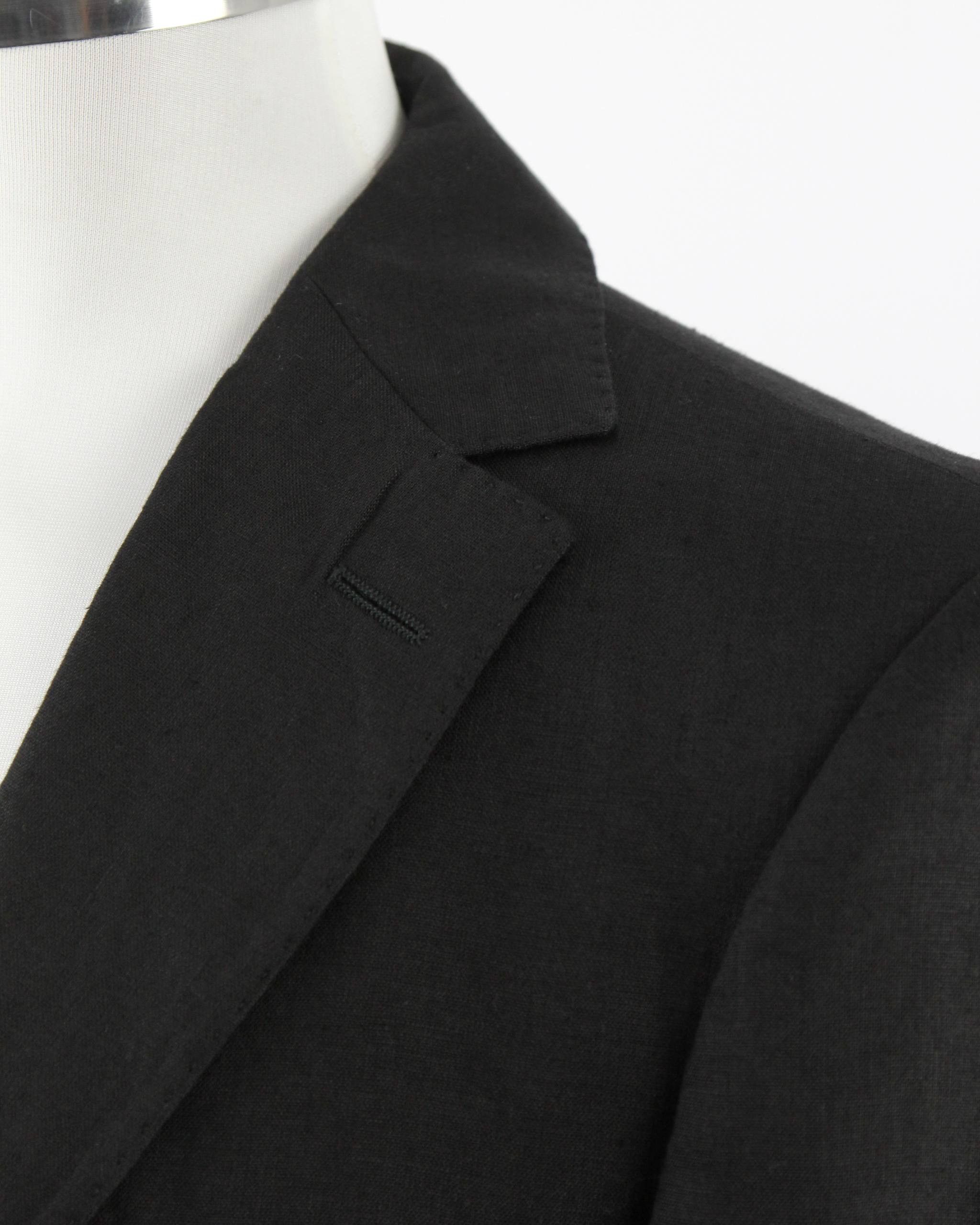 Hugo Boss HUGO BOSS Black linen jacket Size 46R - 5 Thumbnail