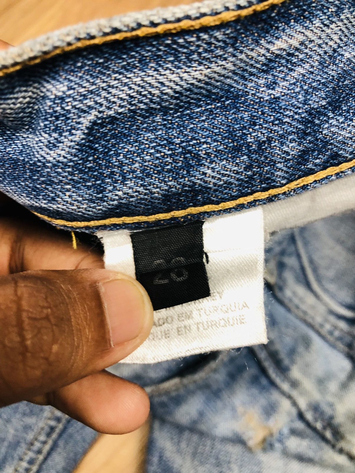 55DSL 55DSL Pearn Slim Fit Ripped Denim Jeans (38) Size US 28 / EU 44 - 13 Thumbnail