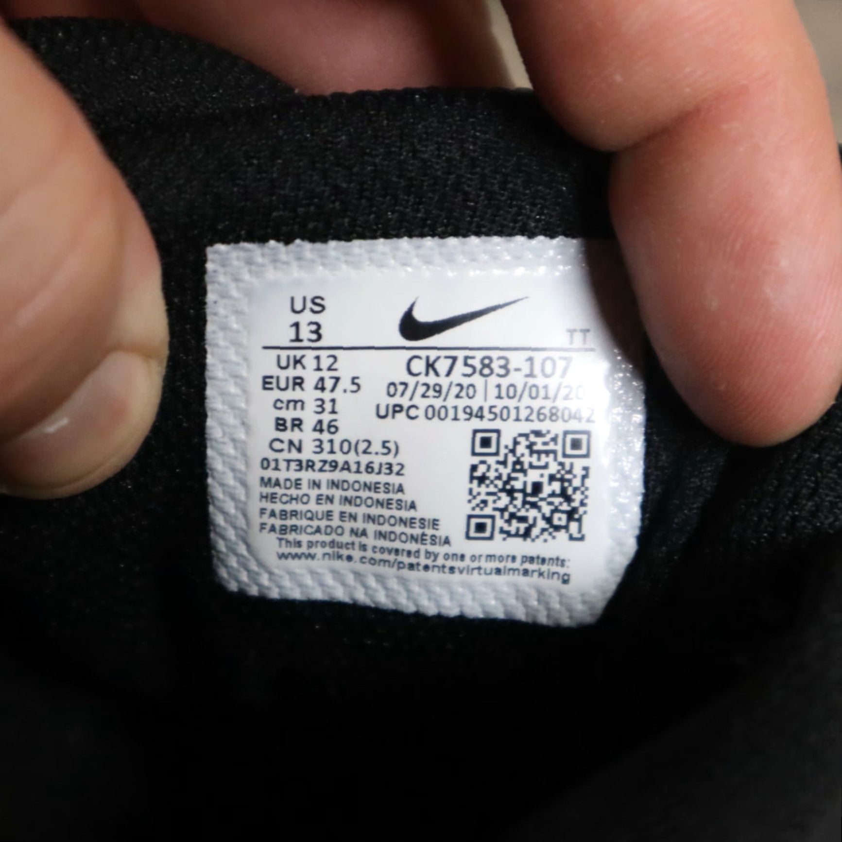 Nike Nike Air Max VG-R CK7583-107 White/Black-Photon Dust Men’s Size 12 Sneakers Athletic Shoes Nike Air Max VG-R CK7583-107 12 Mens White Black Size US 13 / EU 46 - 6 Thumbnail