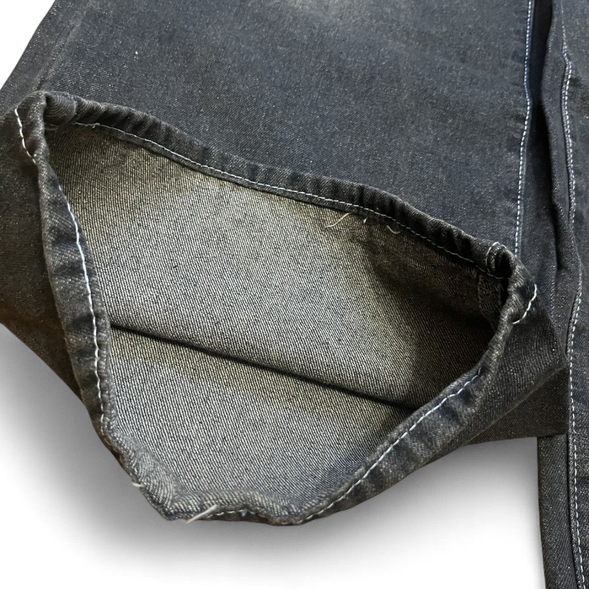 Other Oversize Baggy Grey Denim Jeans Pants Hip Hop Wide Leg Size US 34 / EU 50 - 7 Thumbnail