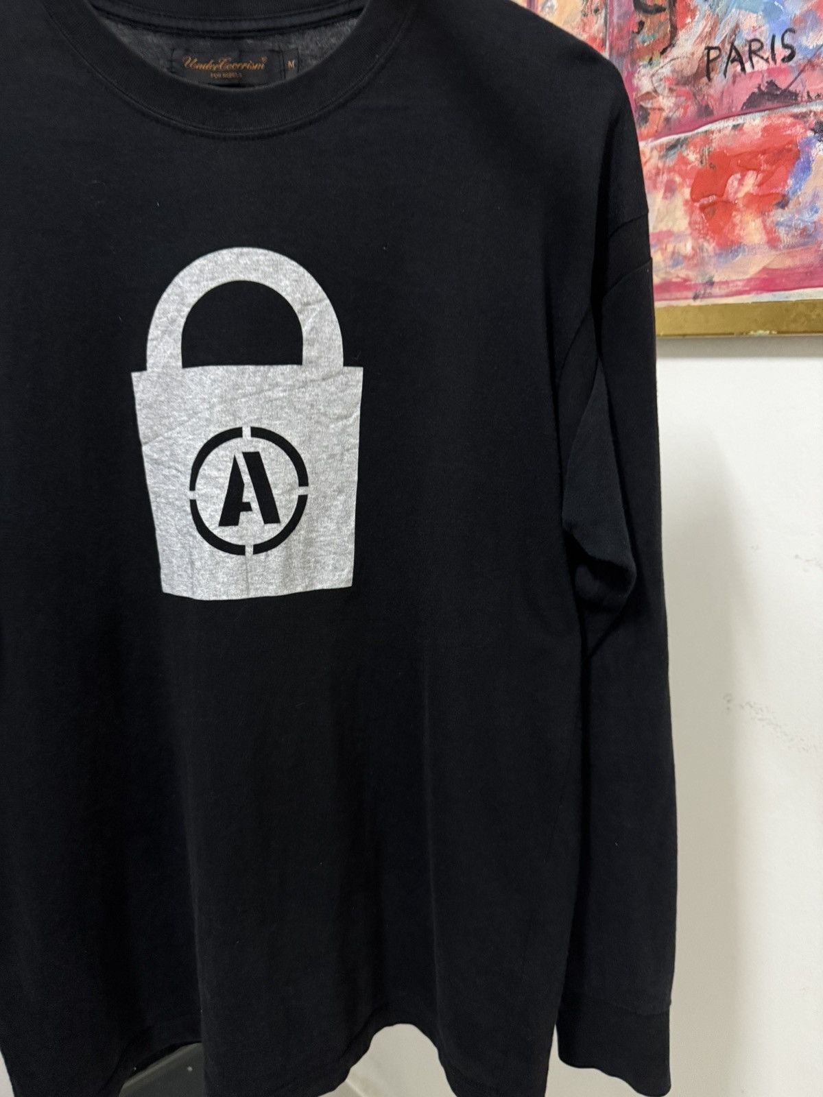 Undercover Aw03 "paper Doll" Anarchy pad Lock Long Sleeve tee Size US M / EU 48-50 / 2 - 3 Thumbnail