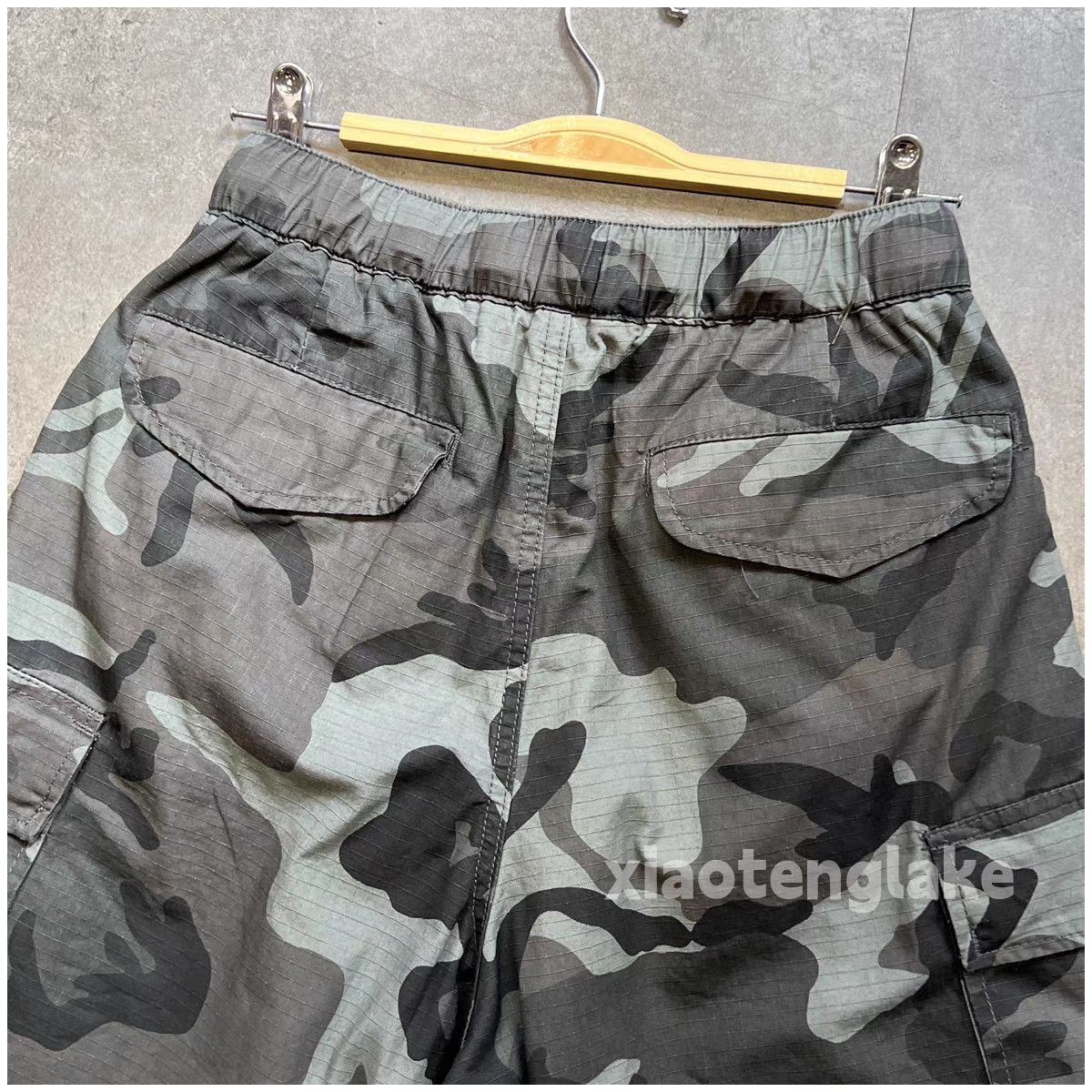 Vintage otl bape carhartt style loose baggy flared cargo camo shorts Size US 36 / EU 52 - 4 Thumbnail