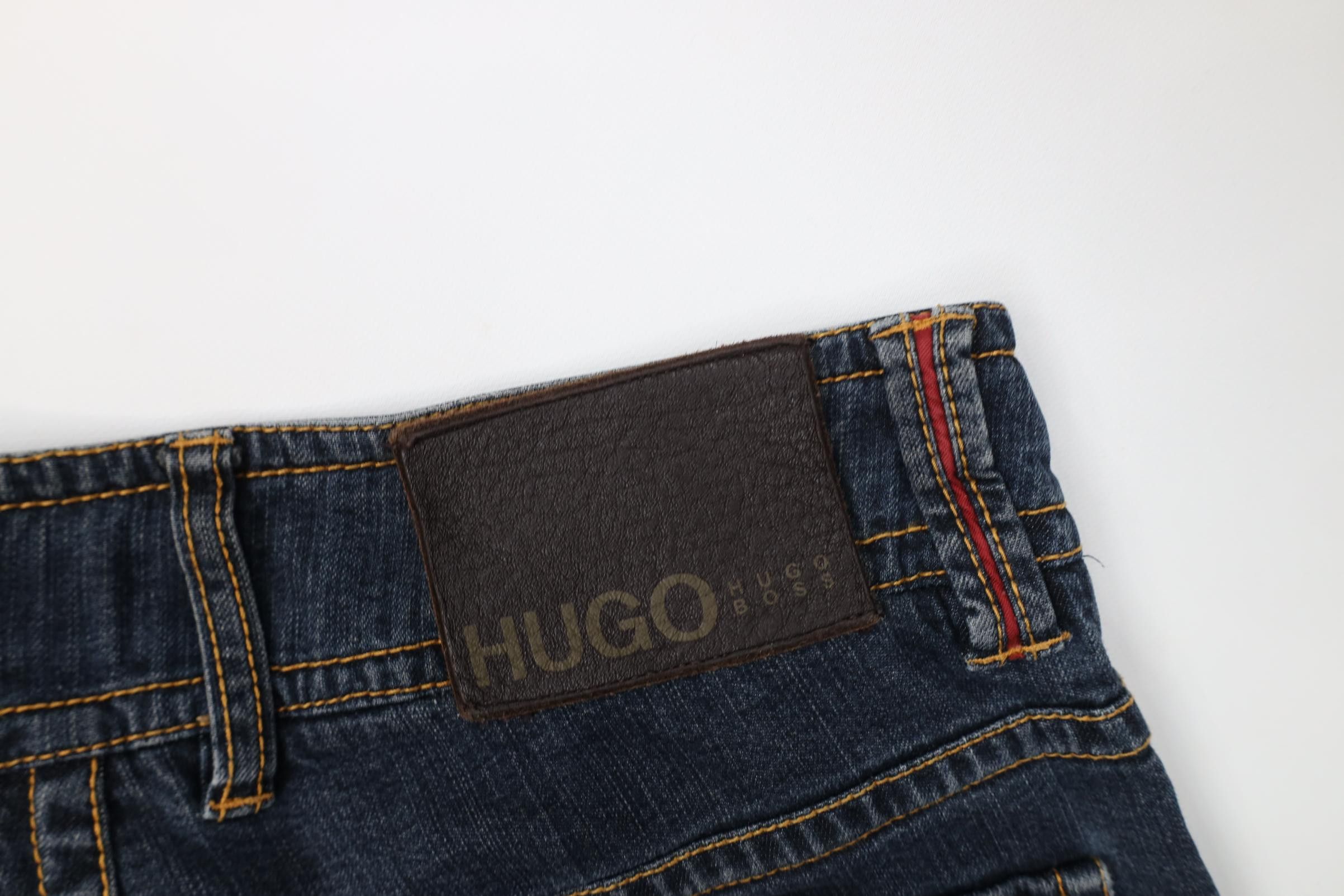 Hugo Boss Vintage Y2K Hugo Boss Baggy Wide Leg Cargo Denim Jeans Size US 32 / EU 48 - 15 Thumbnail