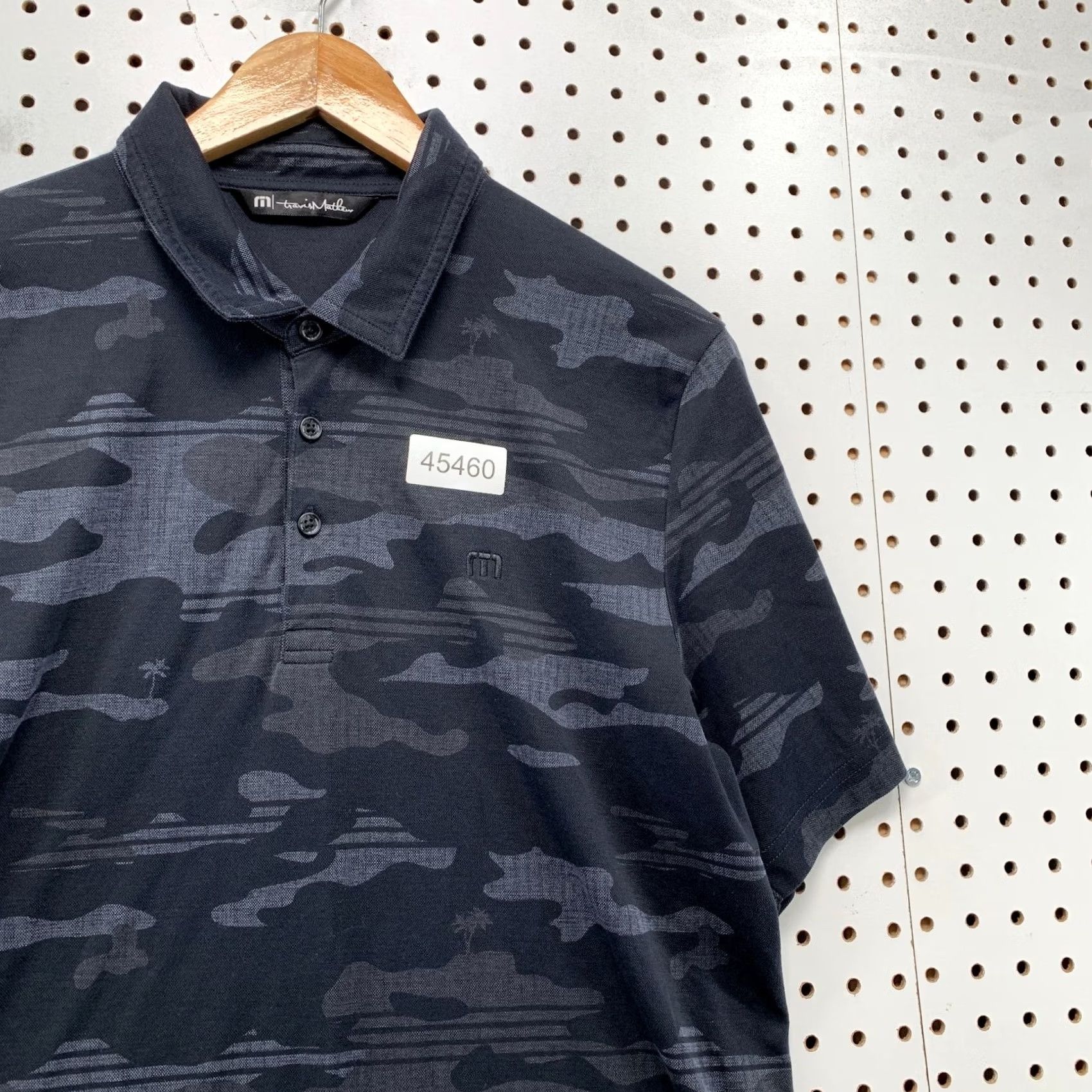 TravisMathew Travis Mathew Polo Shirt Mens Large Camouflage Golf Work Casual Size US L / EU 52-54 / 3 - 7 Thumbnail