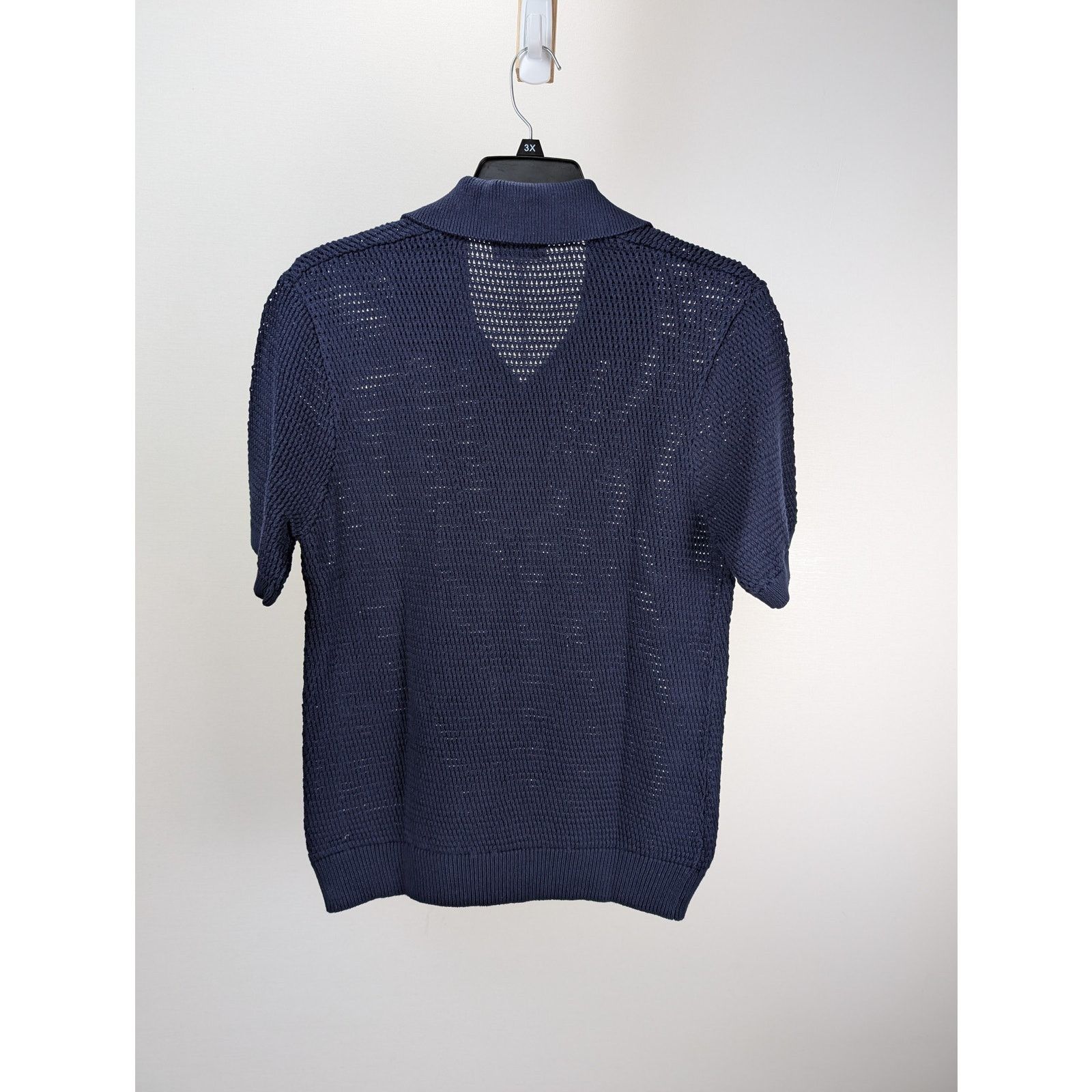 Frame o1rshd1 CC20 Short Sleeve Sweater Polo Shirt in Navy Size US S / EU 44-46 / 1 - 7 Thumbnail