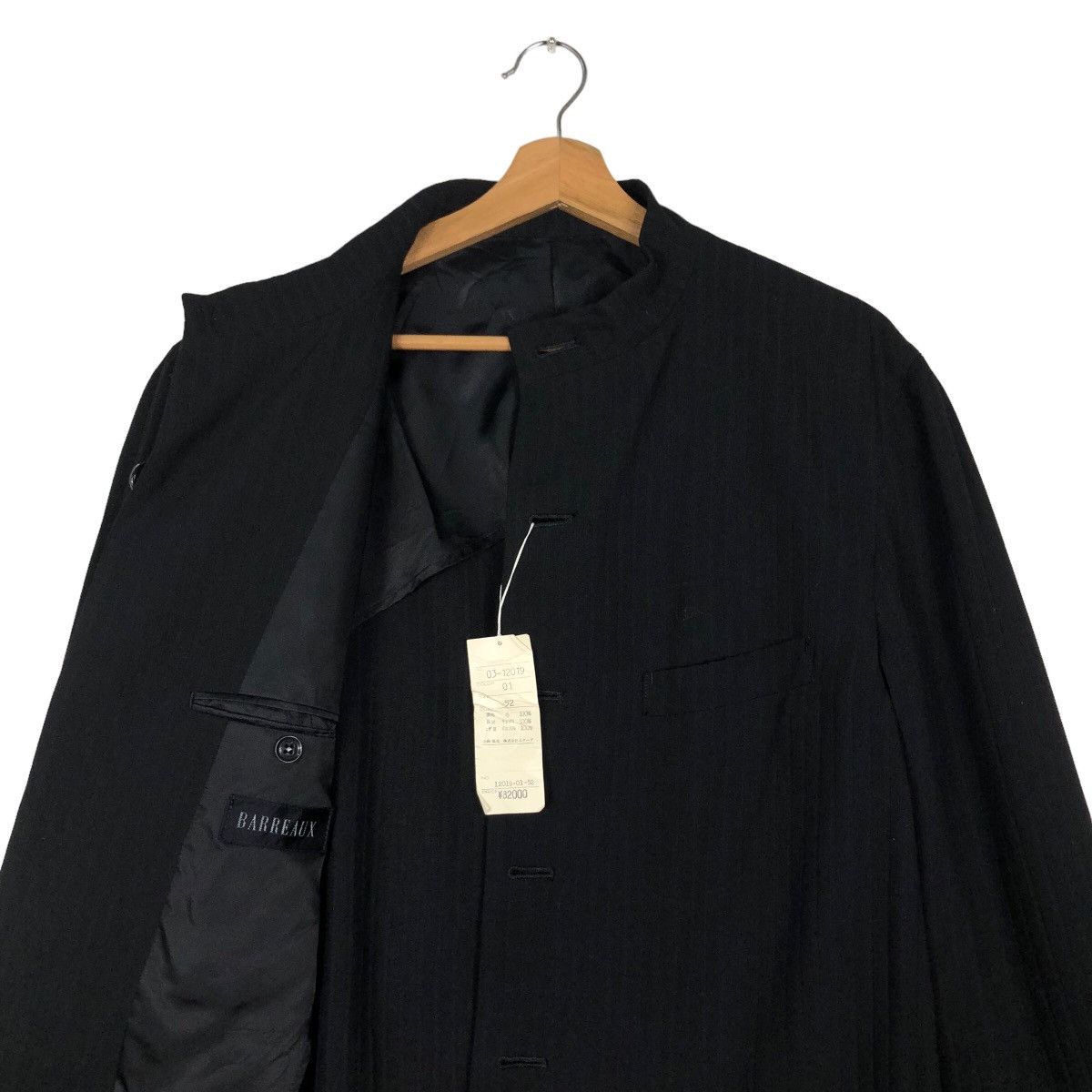 Issey Miyake 🔥Vintage Chore Work Jacket Barreaux Japan Made Rich Black Size US M / EU 48-50 / 2 - 12 Thumbnail