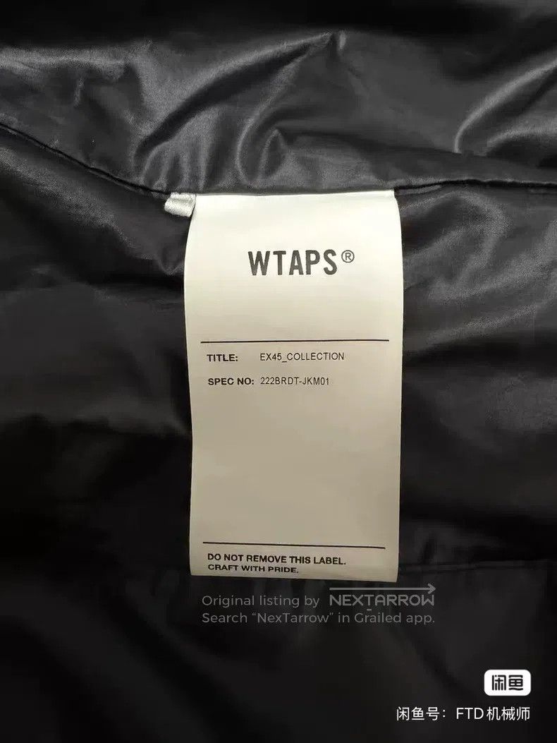 Wtaps Wtaps Embroidered letter stand collar cotton vest Size US L / EU 52-54 / 3 - 8 Thumbnail
