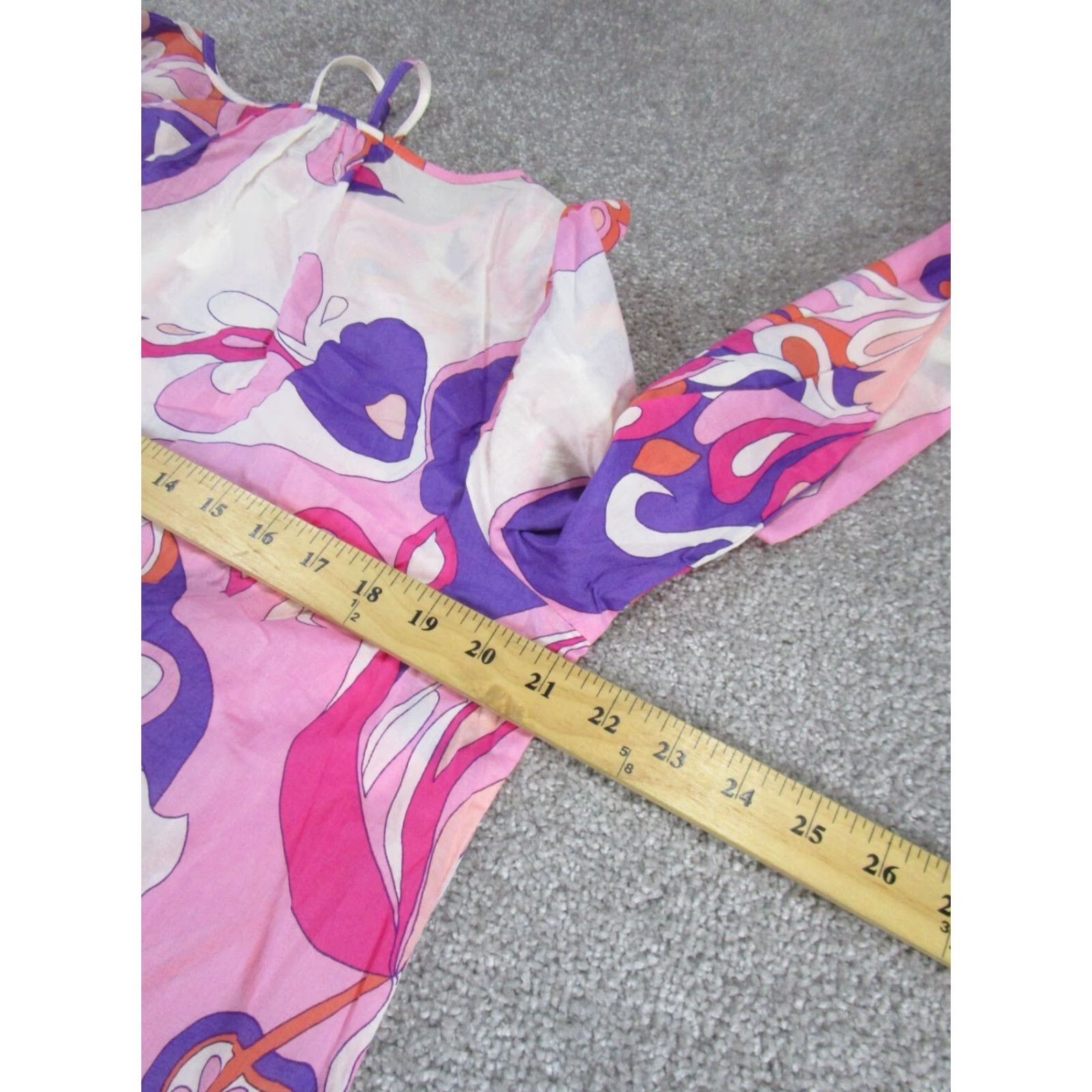 Talbots VINTAGE Talbots Blouse Shirt Womens Petites Long Sleeve Cotton Floral Pink 90s Casual Womens Size XL / US 12-14 / IT 48-50 - 5 Thumbnail
