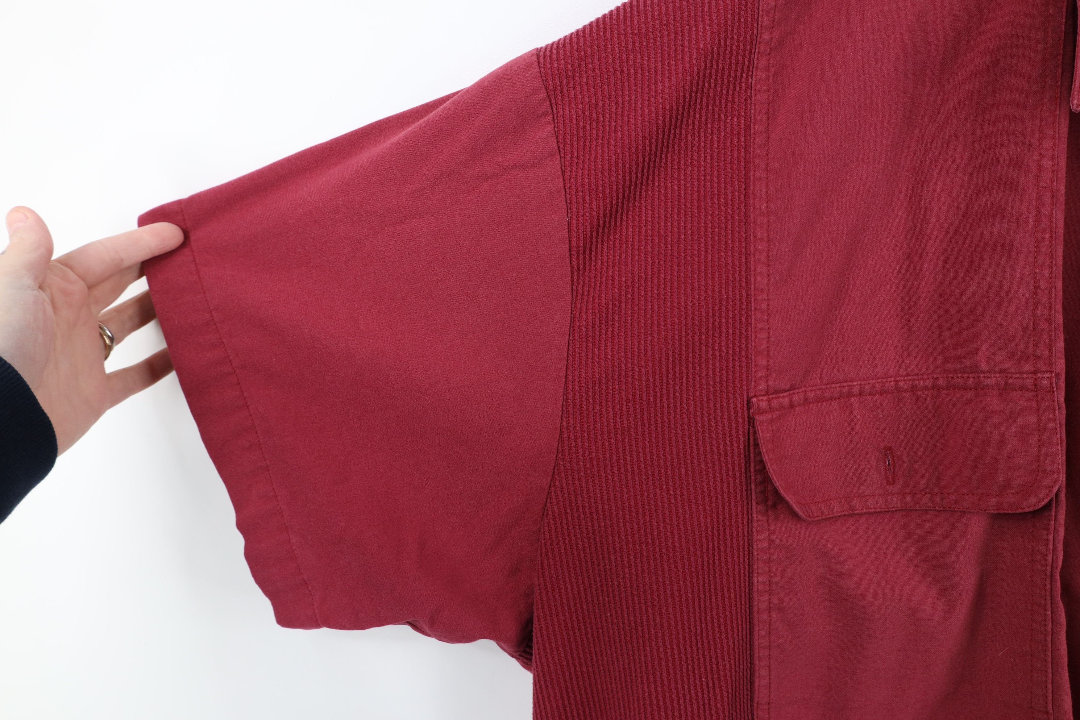 Vintage Vintage 90s Streetwear Pullover Polo Shirt Mafia Mob Red Size US XXL / EU 58 / 5 - 7 Thumbnail