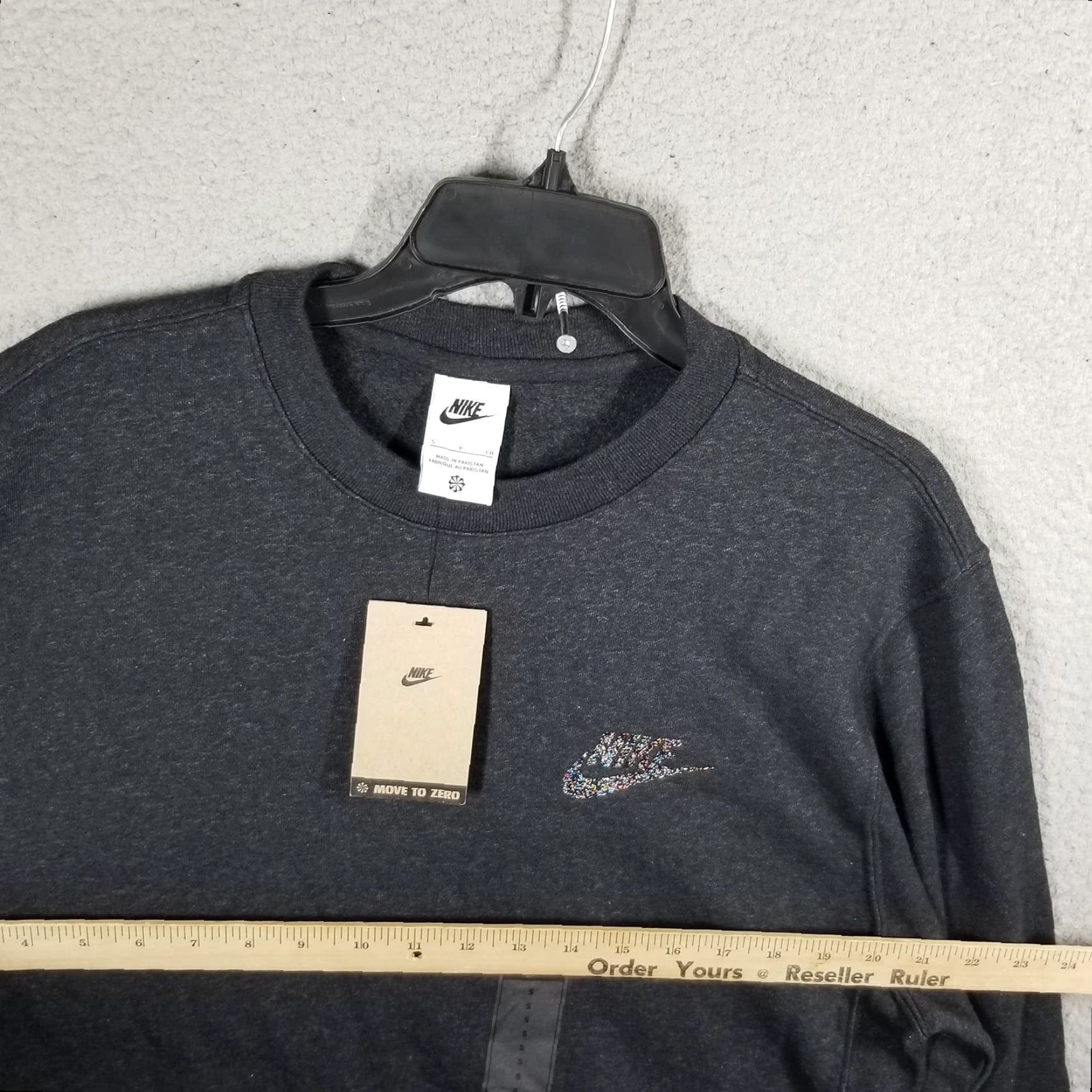 Nike Nike NSW Sport Essentials+ Men’s Small Crewneck Black Pullover DD7045-010 NWT Size US S / EU 44-46 / 1 - 4 Thumbnail